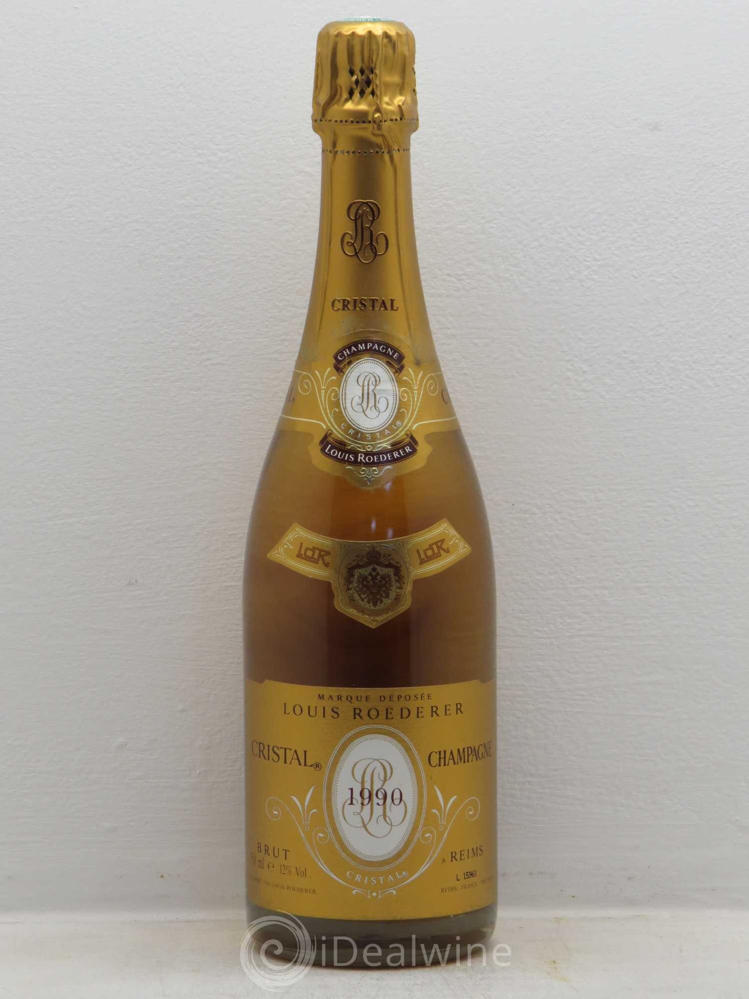Cristal Louis Roederer 1990 - Lot de 1 bouteille - 0