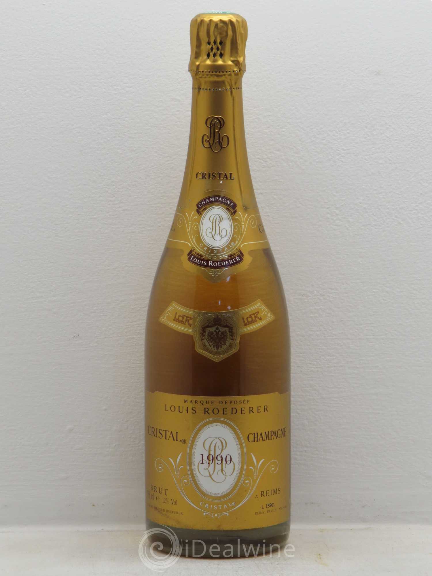 Cristal Louis Roederer 1990 - Lot de 1 bouteille - 0