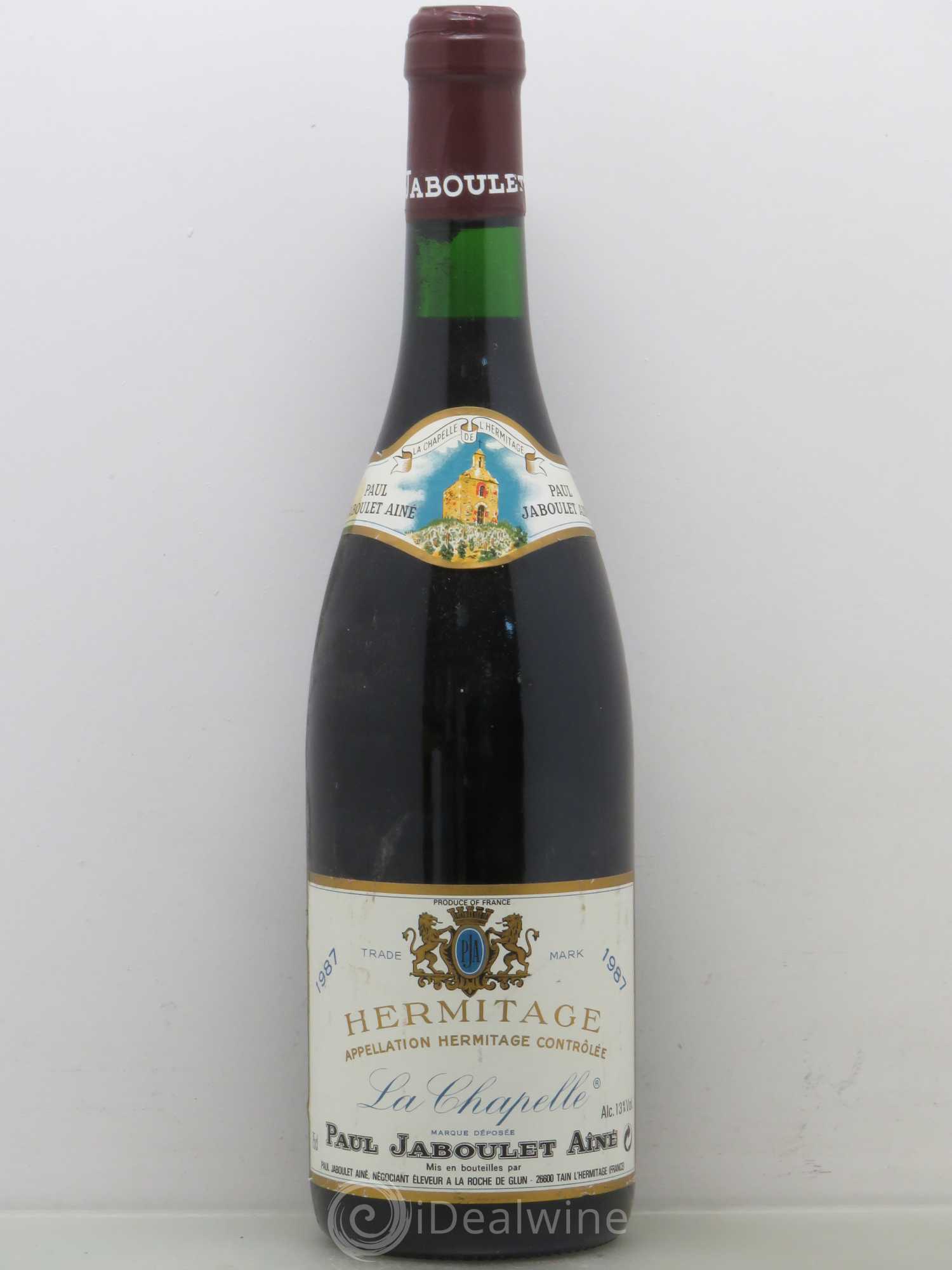 Hermitage La Chapelle Paul Jaboulet Ainé 1987 - Lot de 1 bouteille - 0