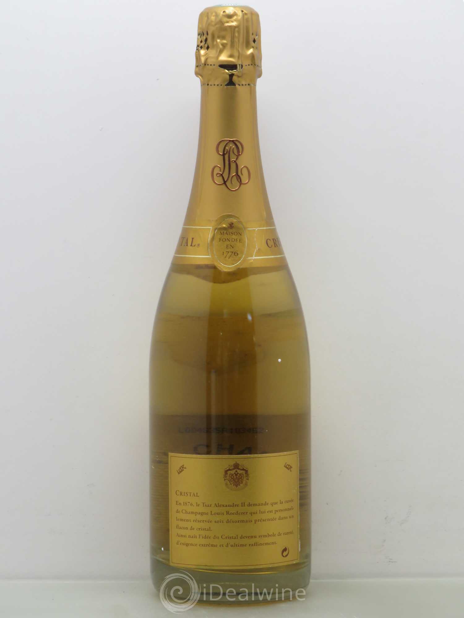 Cristal Louis Roederer 1996 - Lot de 1 bouteille - 1
