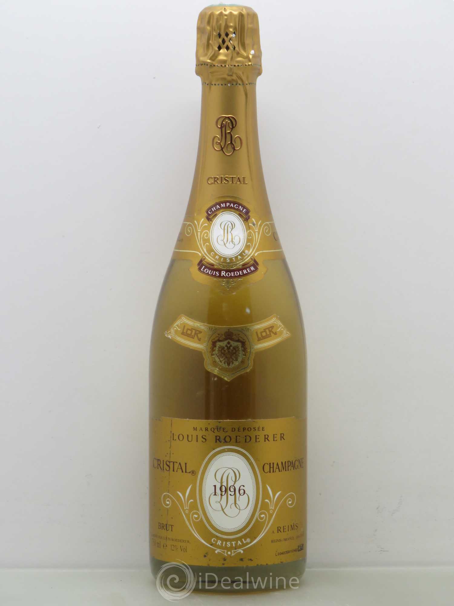 Cristal Louis Roederer 1996 - Lot de 1 bouteille - 0