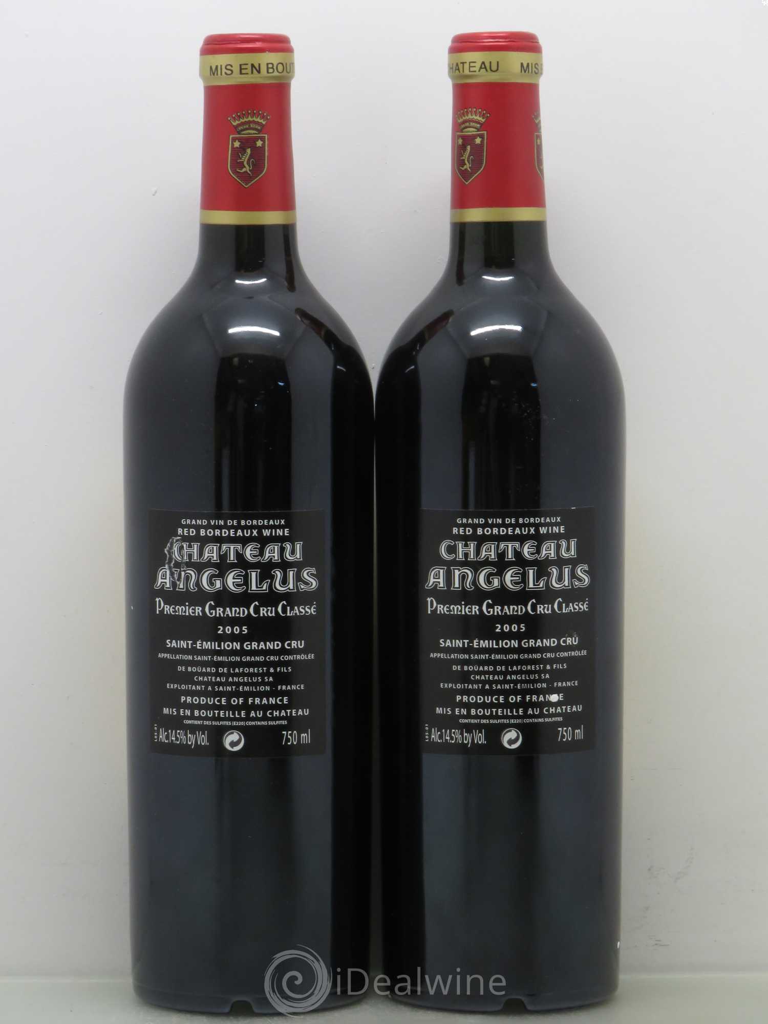 Château Angélus 1er Grand Cru Classé A 2005 - Lot de 2 bouteilles - 1