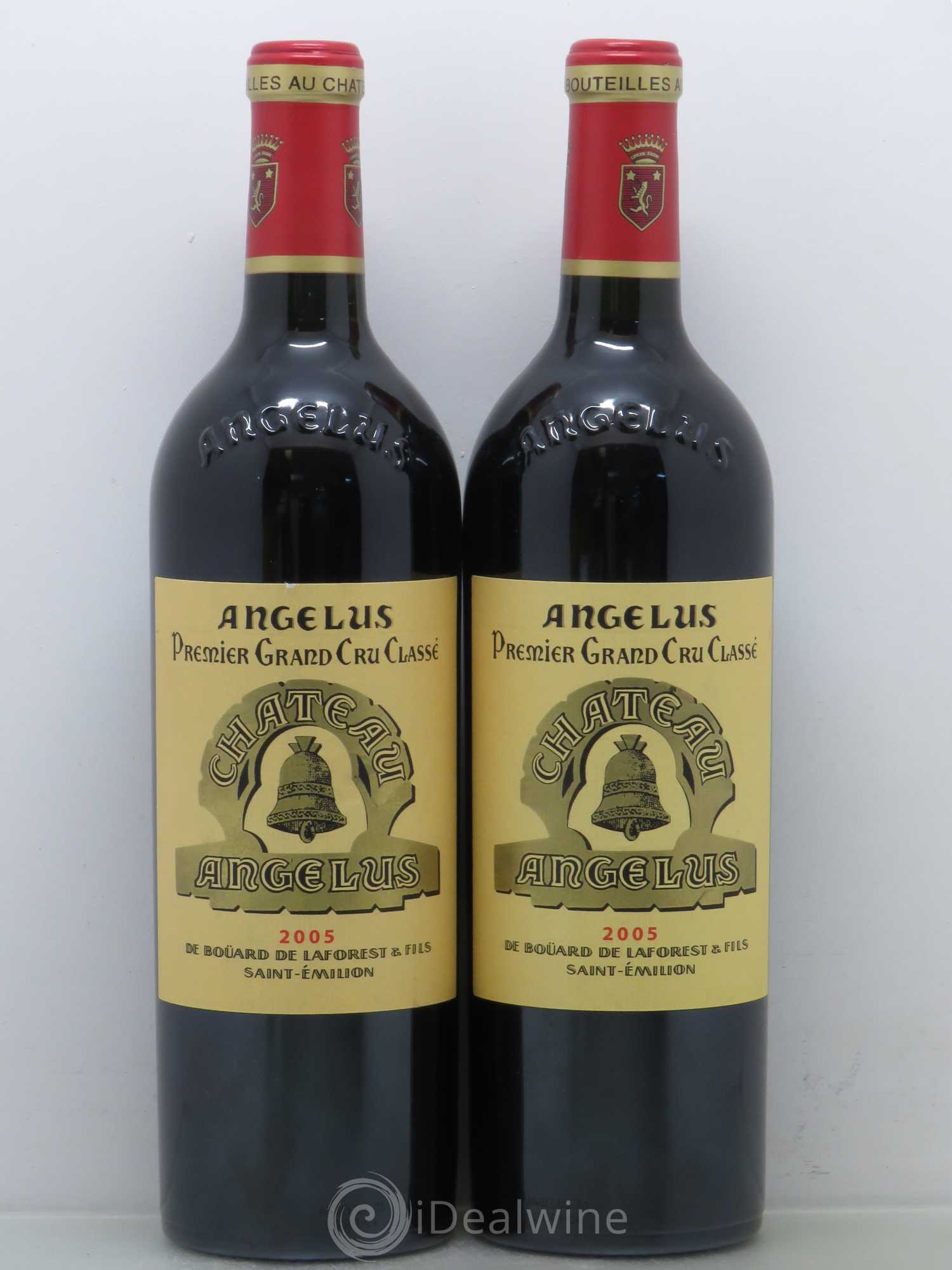 Château Angélus 1er Grand Cru Classé A 2005 - Lot de 2 bouteilles - 0