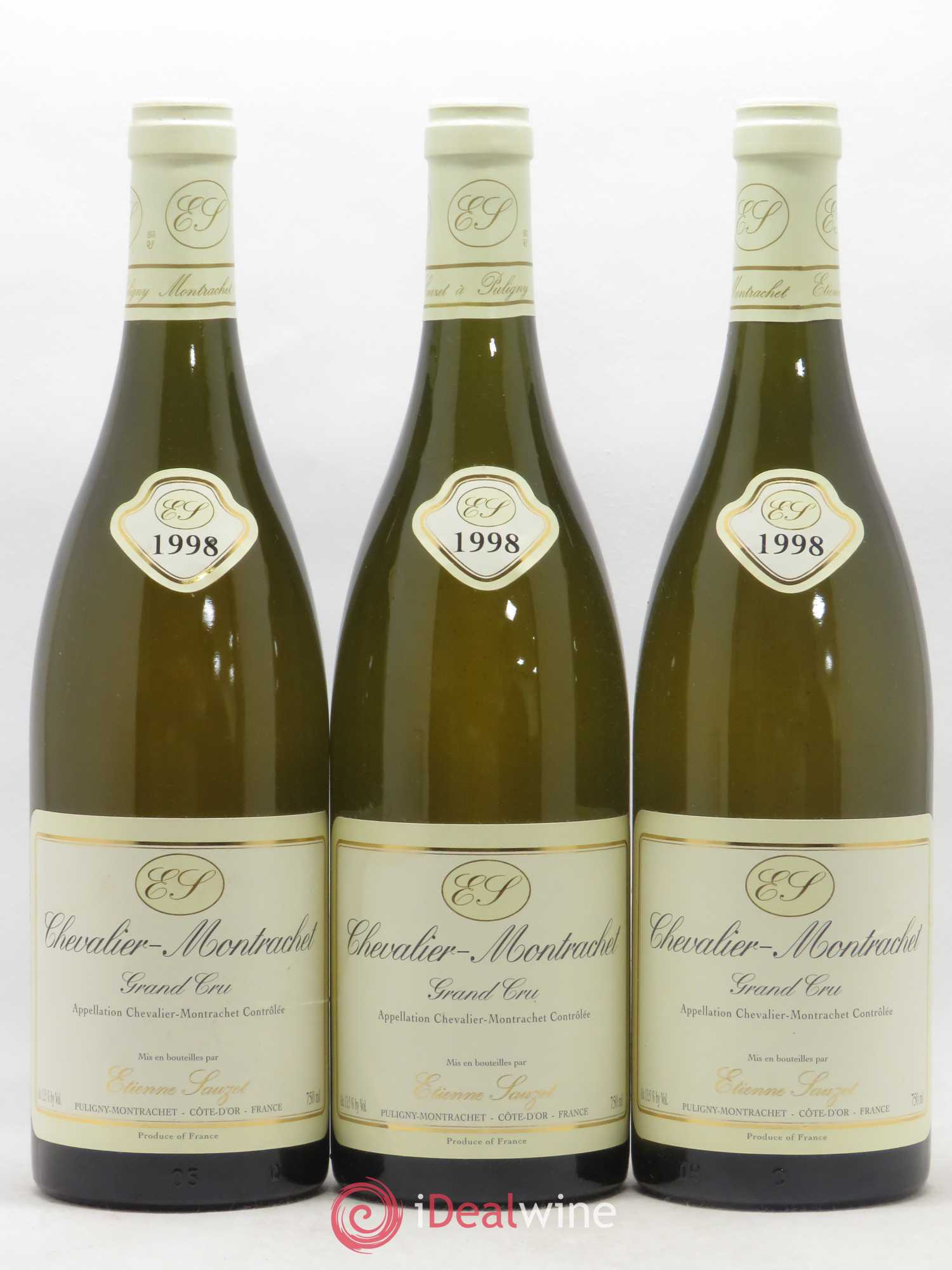 Chevalier-Montrachet Grand Cru Etienne Sauzet 1998 - Lot de 3 bouteilles - 0
