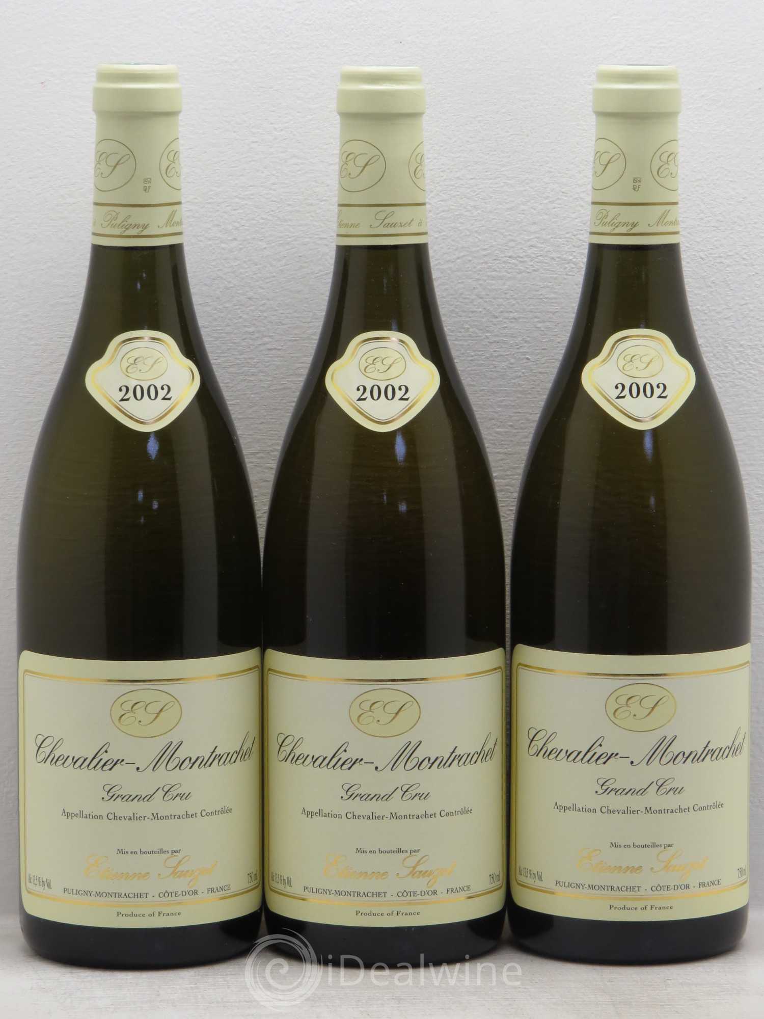 Chevalier-Montrachet Grand Cru Etienne Sauzet 2002 - Lot de 3 bouteilles - 0