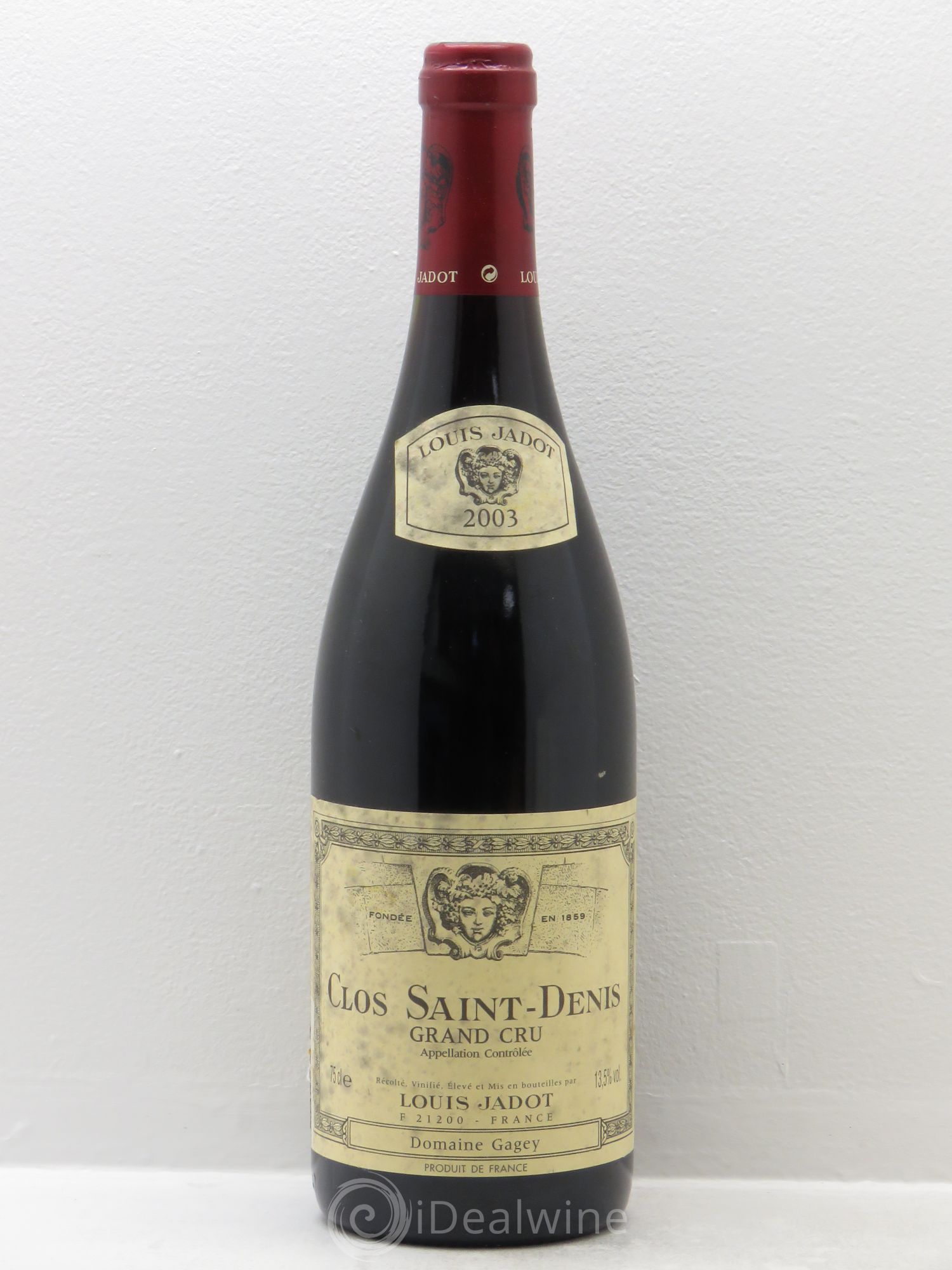Clos Saint-Denis Grand Cru Maison Louis Jadot 2003 - Lot de 1 bouteille - 0