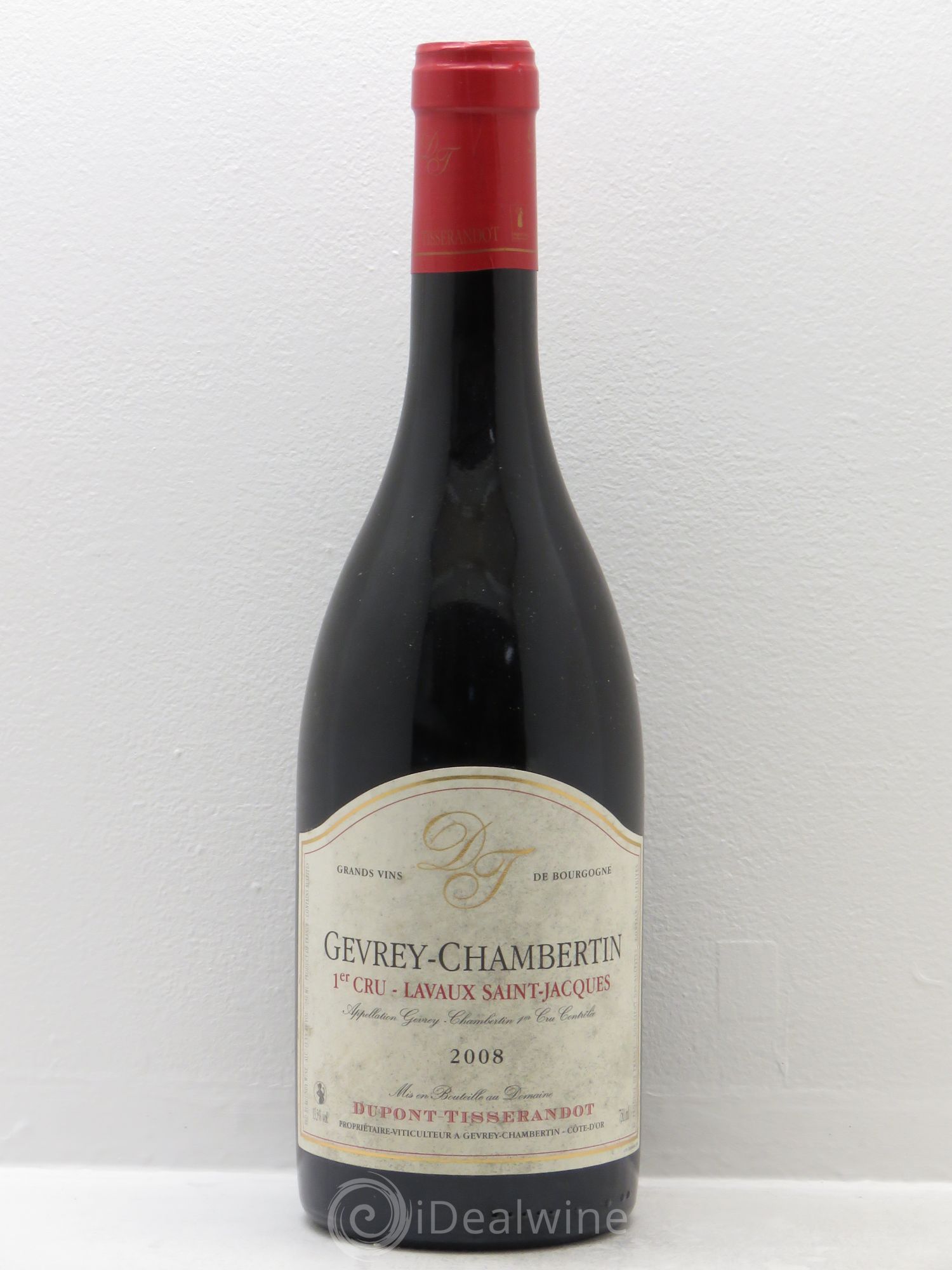 Gevrey-Chambertin 1er Cru Lavaux Saint-Jacques Dupont-Tisserandot (Domaine) 2008 - Lot de 1 bouteille - 0