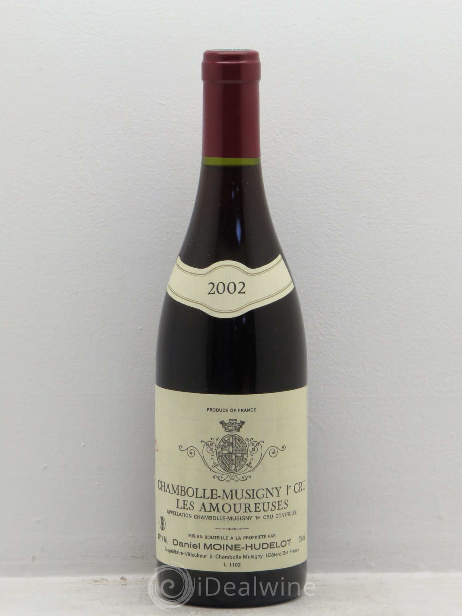 Chambolle-Musigny 1er Cru Les Amoureuses Moine-Hudelot (Domaine) 2002 - Lot de 1 bouteille - 0