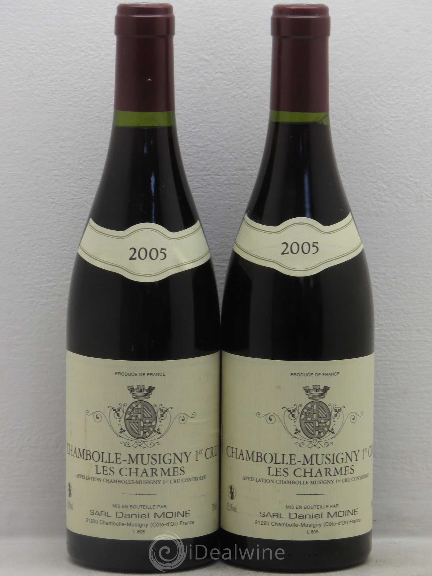 Chambolle-Musigny 1er Cru 2005 - Lot de 2 bouteilles - 0