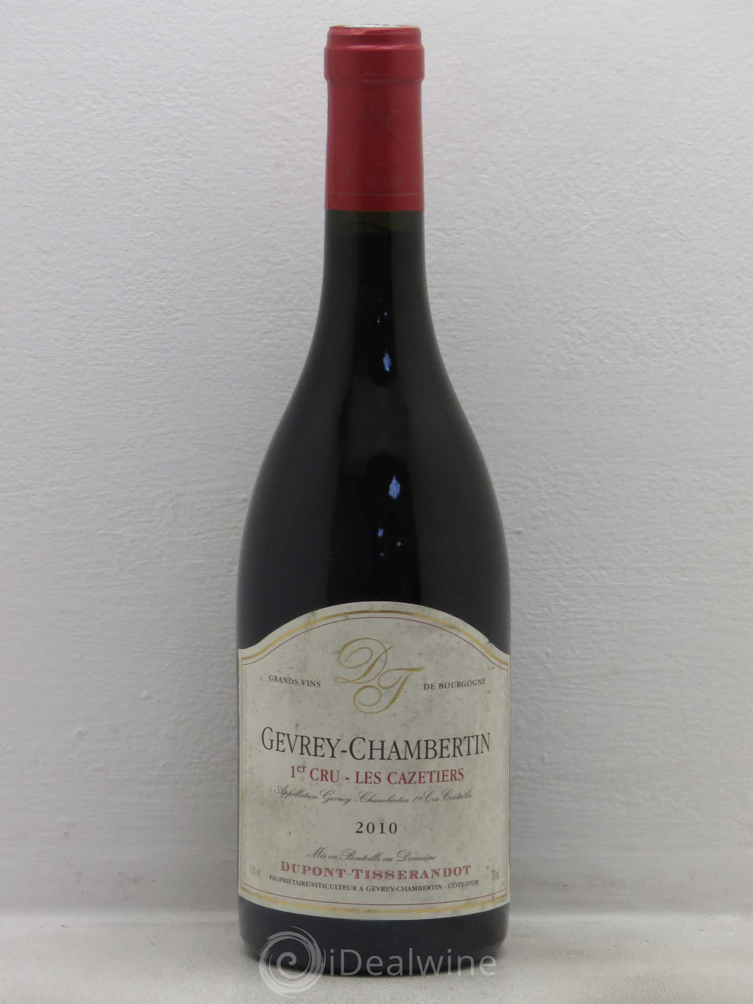 Gevrey-Chambertin 1er Cru Cazetiers Dupont-Tisserandot (Domaine) 2010 - Lot de 1 bouteille - 0