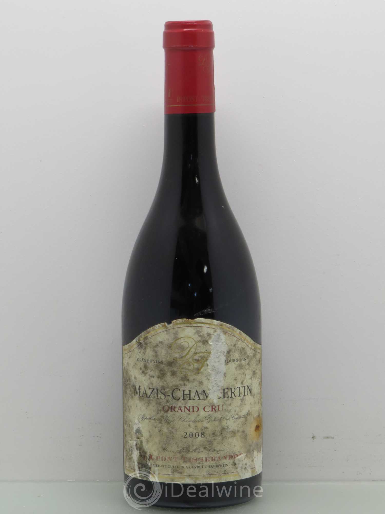Mazis-Chambertin Grand Cru Dupont-Tisserandot (Domaine) 2008 - Lot de 1 bouteille - 0