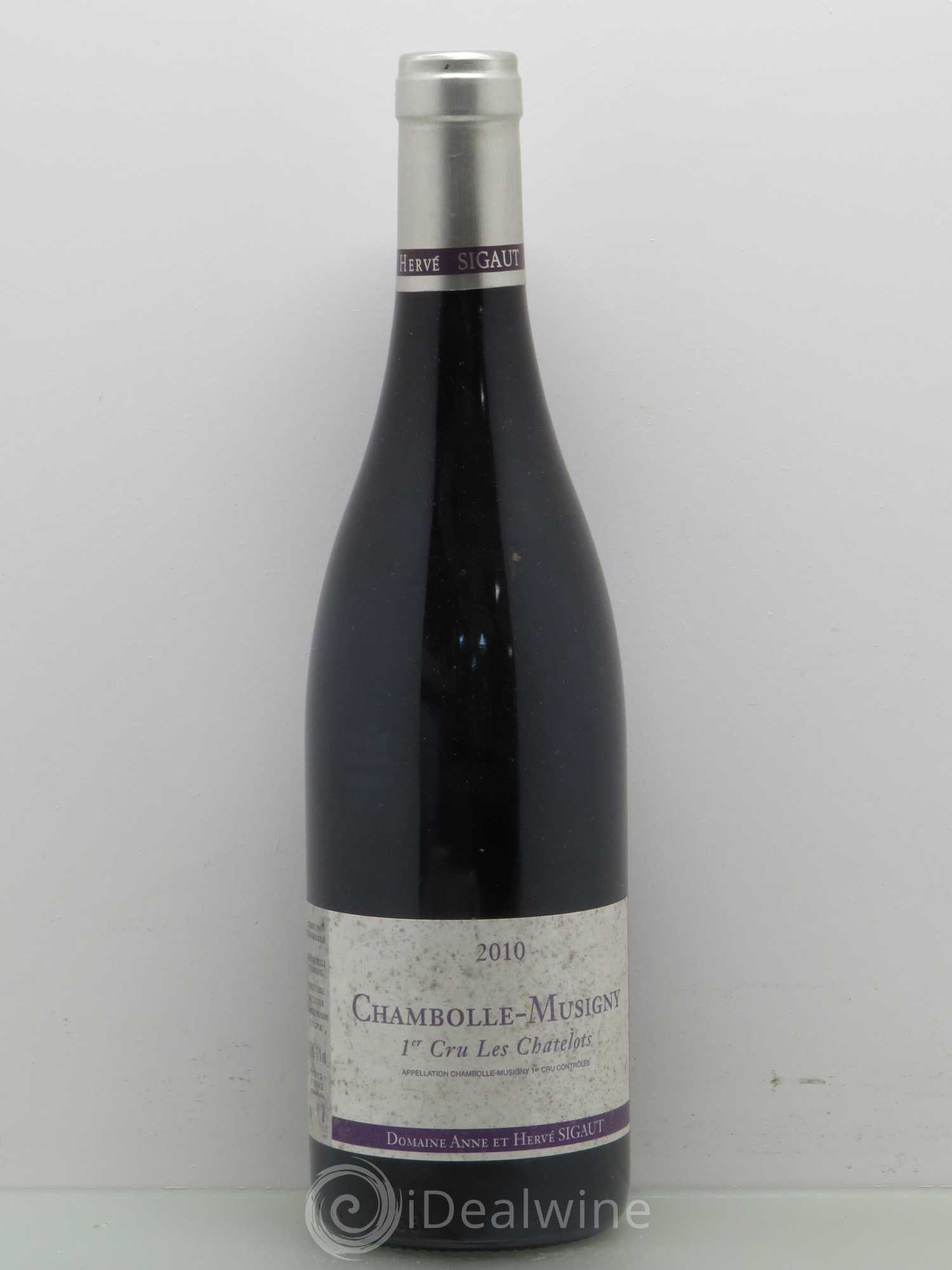 Chambolle-Musigny 1er Cru Les Chatelots - Domaine Sigaut 2010 - Posten von 1 Flasche - 0