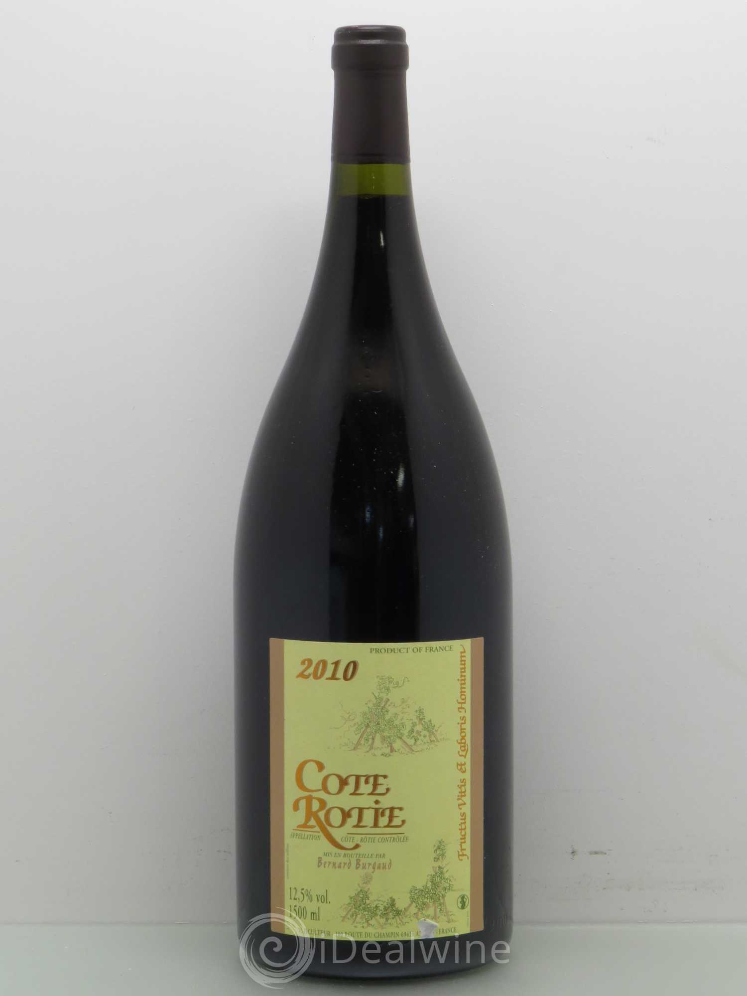 Côte-Rôtie Bernard Burgaud 2010 - Lot de 1 magnum - 0