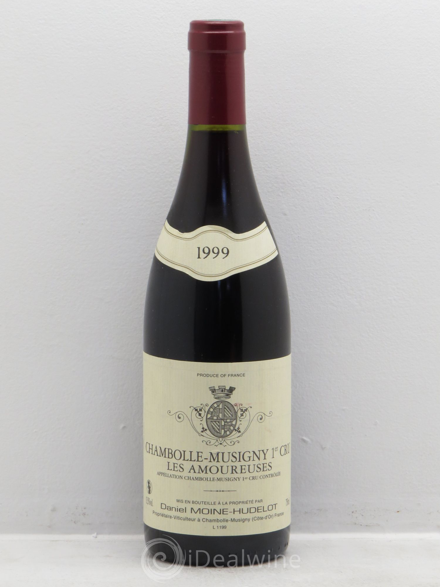 Chambolle-Musigny 1er Cru Les Amoureuses Moine-Hudelot (Domaine) 1999 - Lot de 1 bouteille - 0