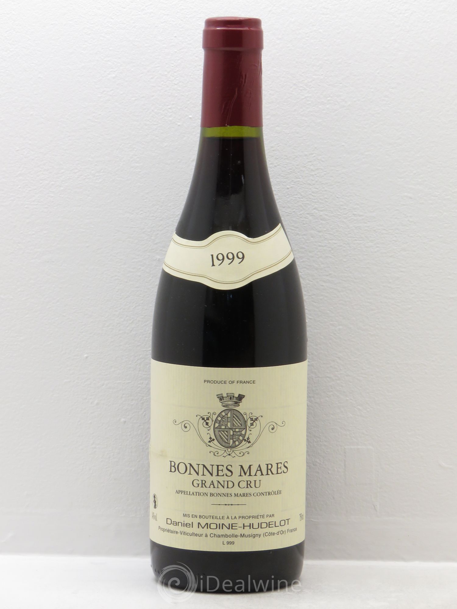 Bonnes-Mares Grand Cru Moine-Hudelot (Domaine) 1999 - Lot de 1 bouteille - 0