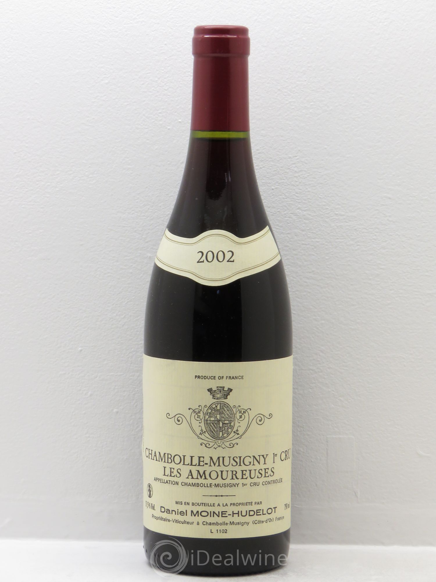 Chambolle-Musigny 1er Cru Les Amoureuses Moine-Hudelot (Domaine) 2002 - Lot de 1 bouteille - 0