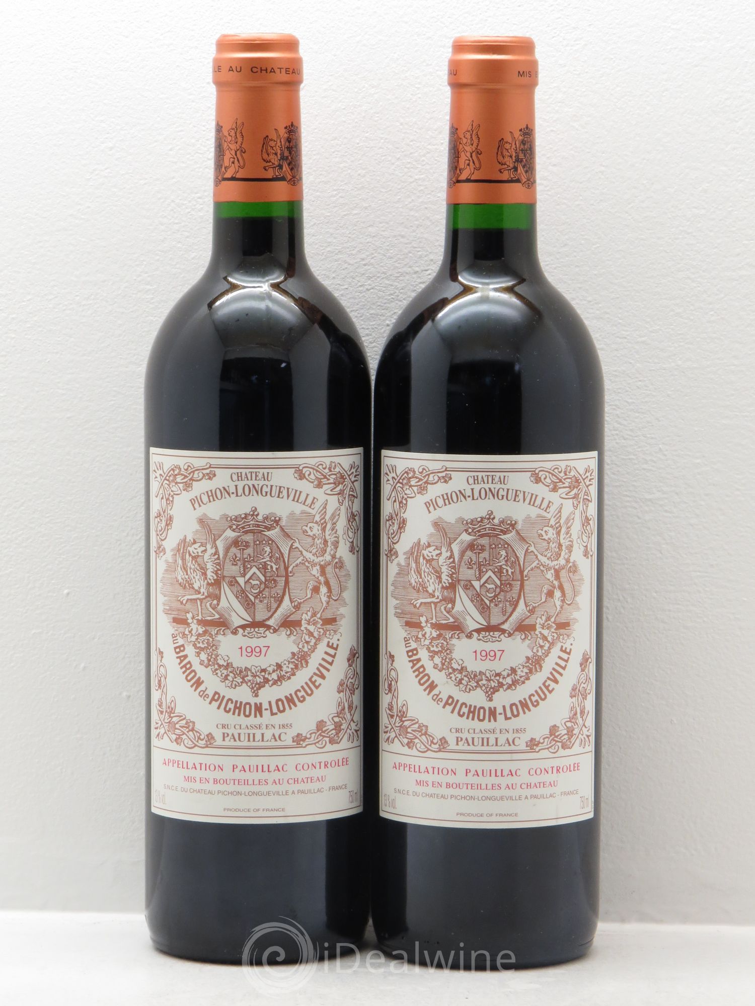 Pichon Longueville Baron 2ème Grand Cru Classé 1997 - Lot de 2 bouteilles - 0