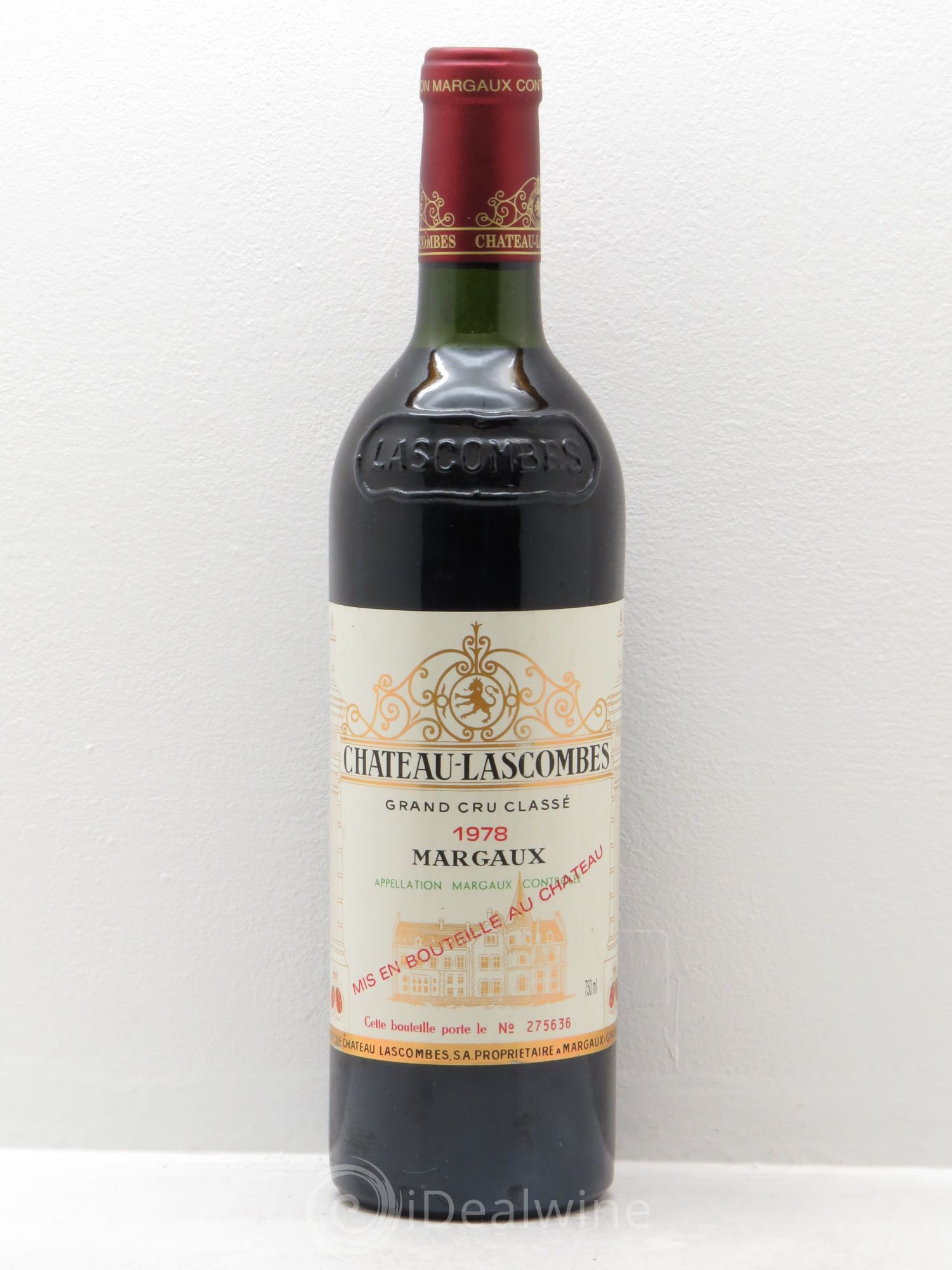 Château Lascombes 2ème Grand Cru Classé 1978 - Lot de 1 bouteille - 0