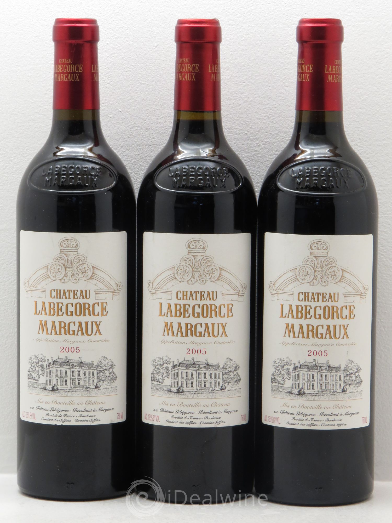 Château Labegorce Cru Bourgeois 2005 - Lot de 3 bouteilles - 0