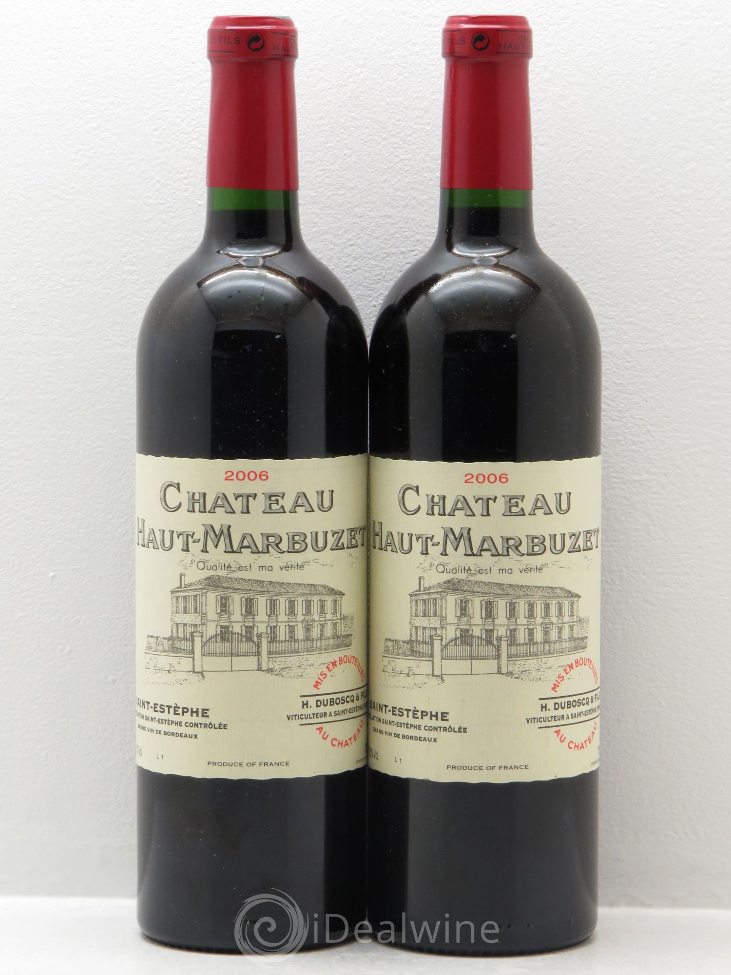 Château Haut Marbuzet 2006 - Lot de 2 bouteilles - 0