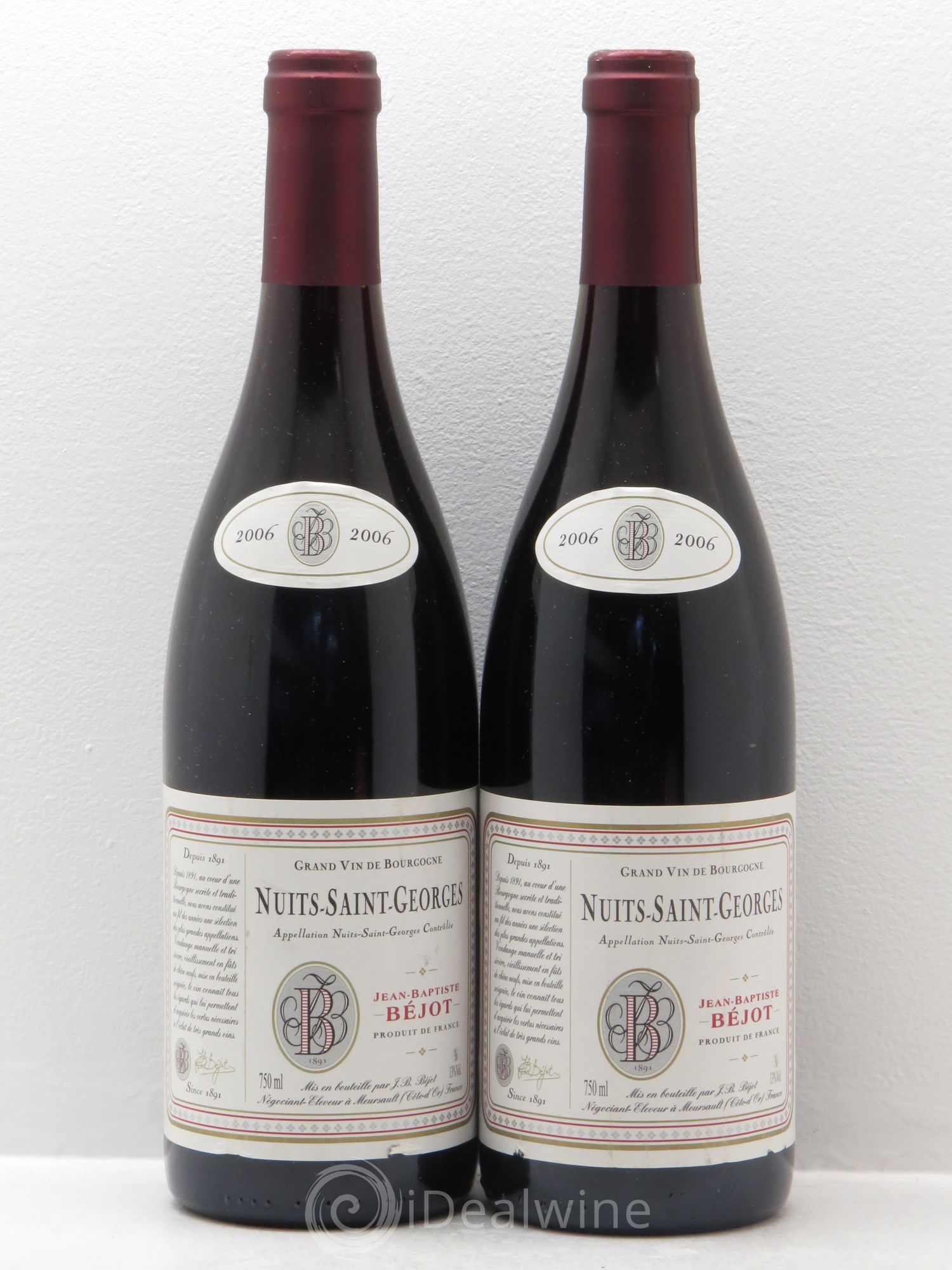Nuits-Saint-Georges 2006 - Lot de 2 bouteilles - 0