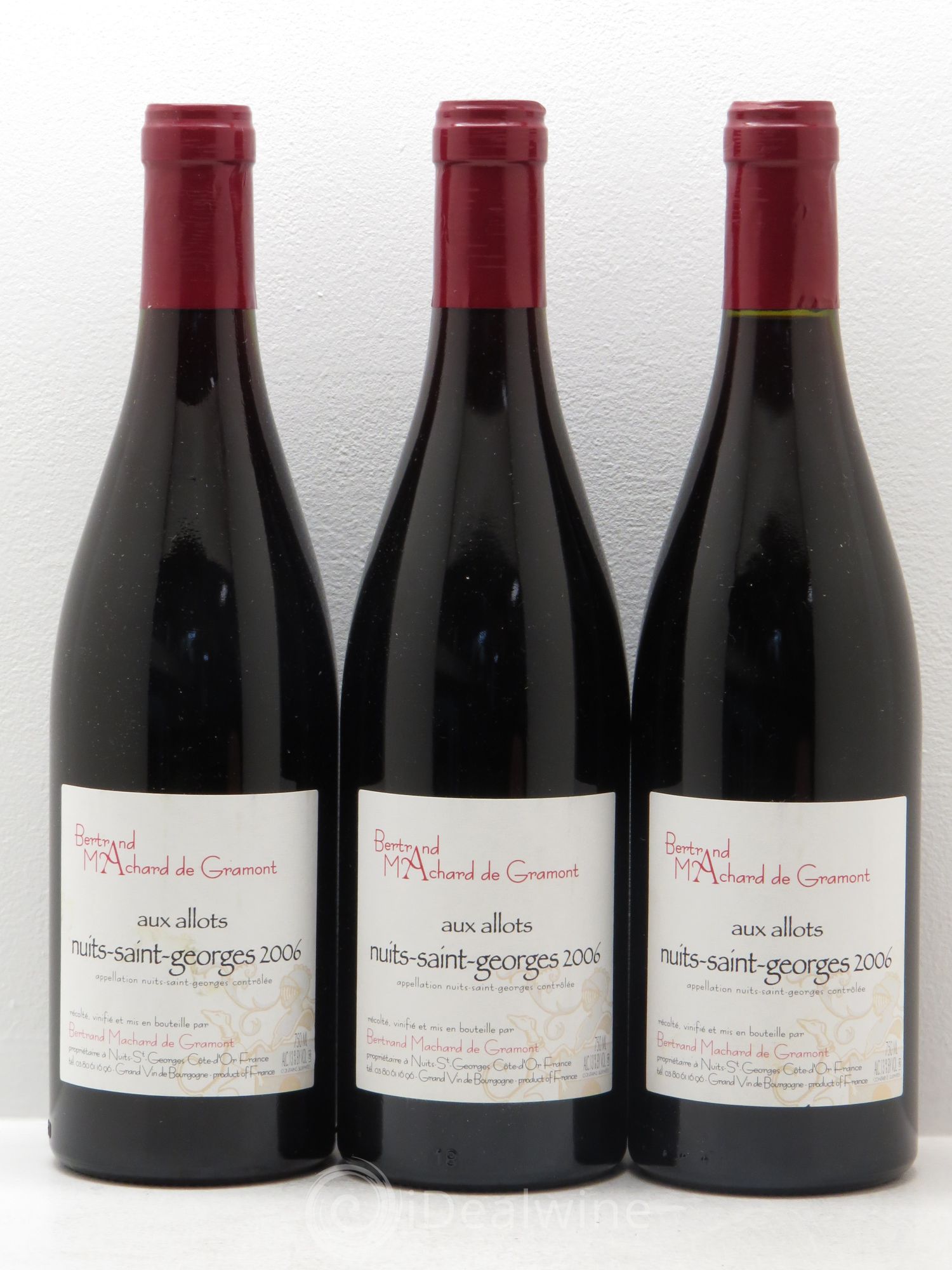 Nuits-Saint-Georges Aux Allots 2006 - Lot de 3 bouteilles - 0