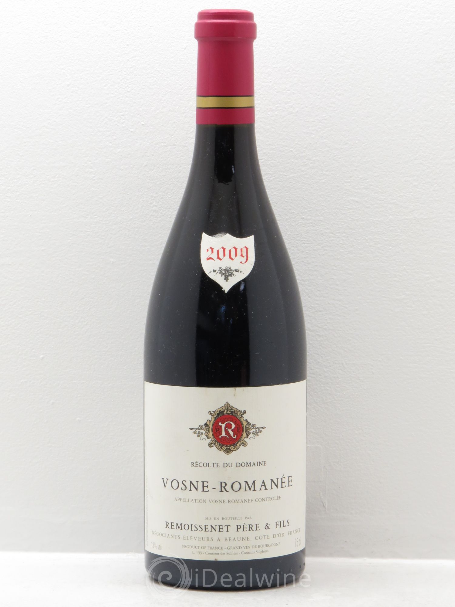 Vosne-Romanée Remoissenet 2009 - Lot de 1 bouteille - 0