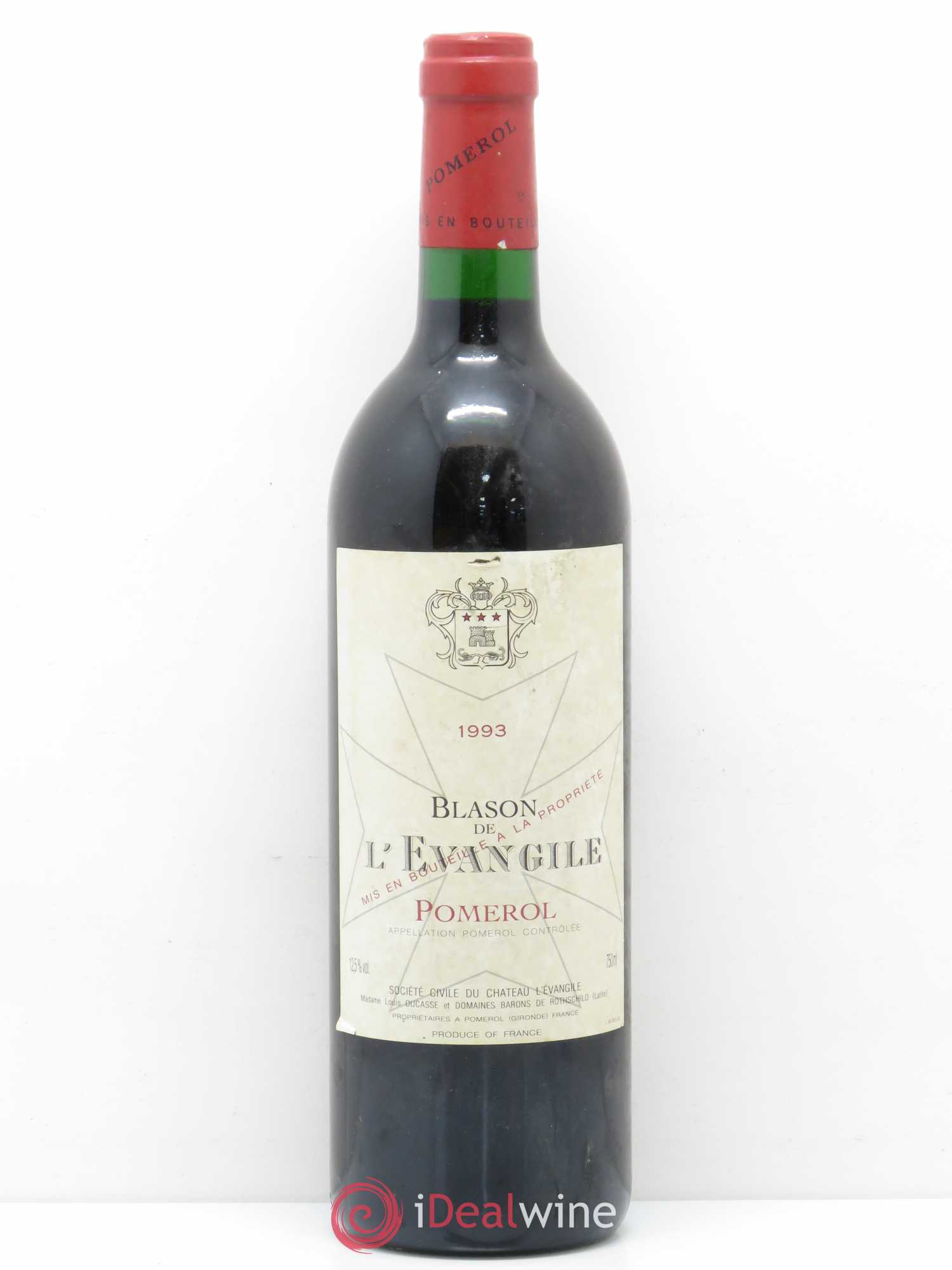 Blason de l'Evangile 1993 - Lot de 1 bouteille - 0