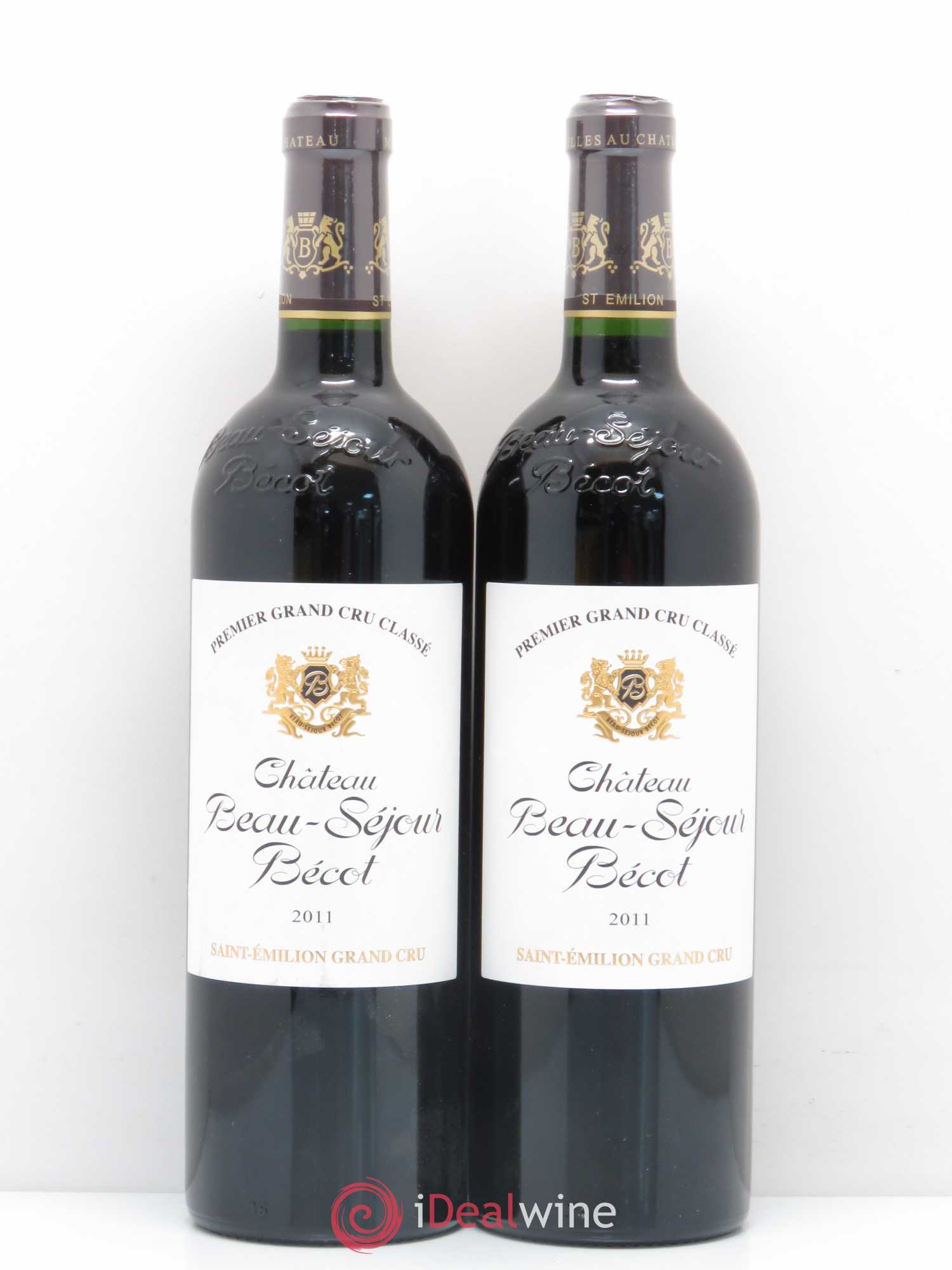 Château Beau-Séjour Bécot 1er Grand Cru Classé B 2011 - Lot de 2 bouteilles - 0