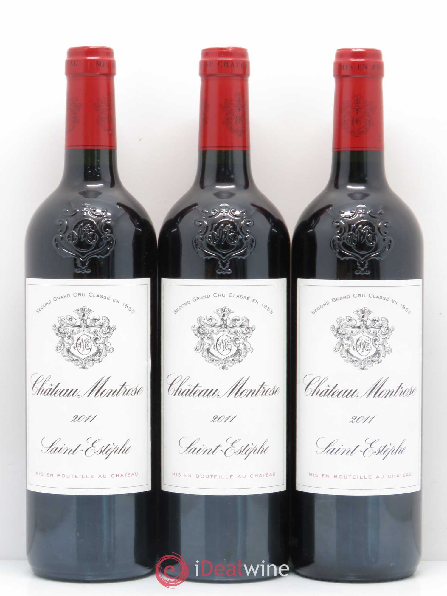 Château Montrose 2ème Grand Cru Classé 2011 - Lot de 3 bouteilles - 0