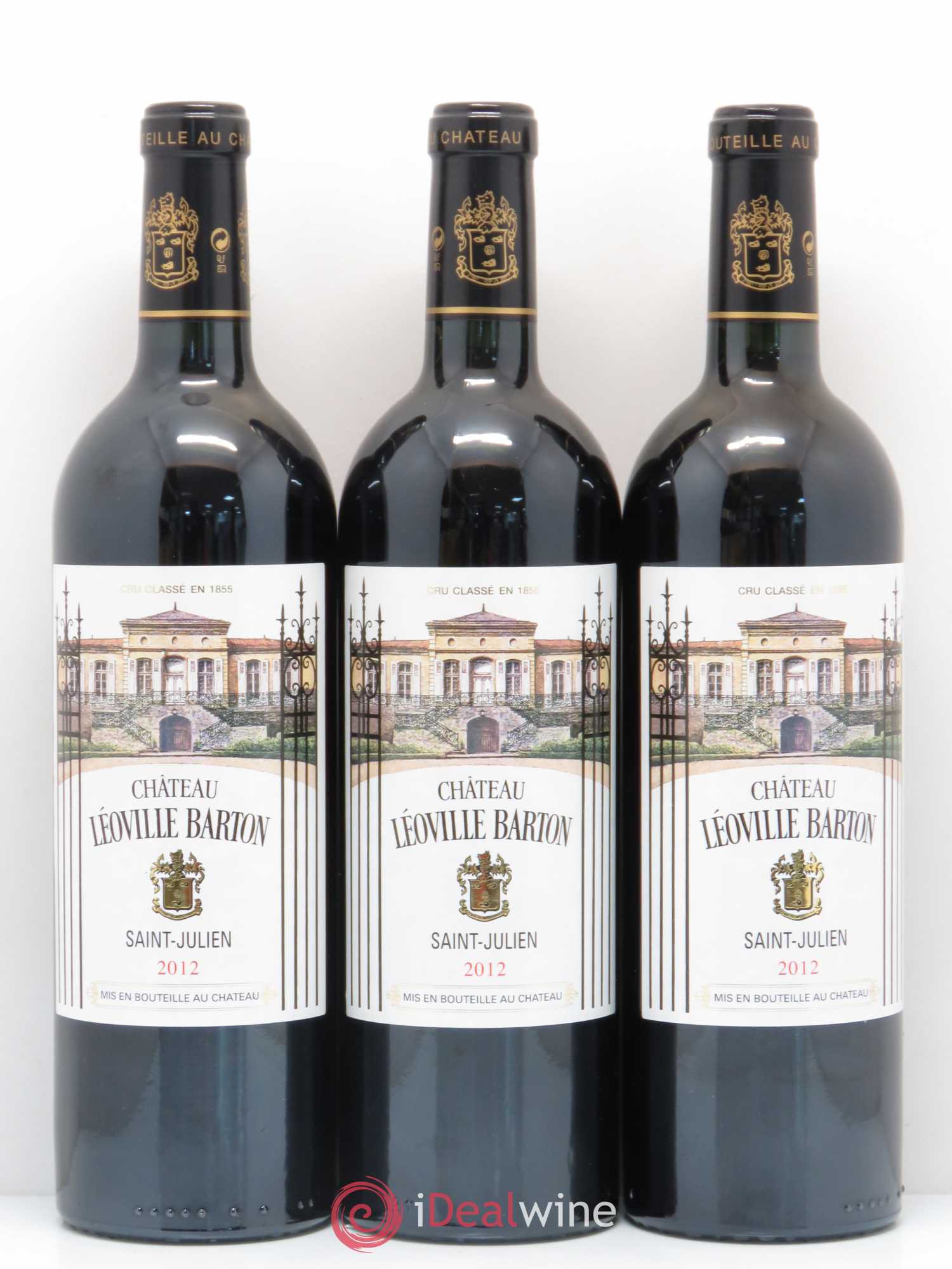 Château Léoville Barton 2ème Grand Cru Classé 2012 - Lot de 3 bouteilles - 0