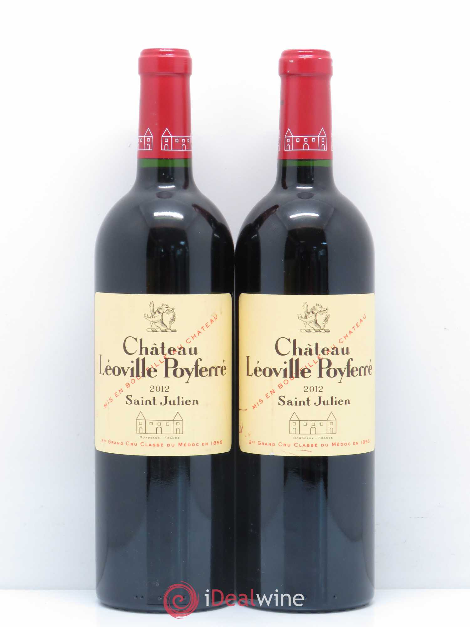 Château Léoville Poyferré 2ème Grand Cru Classé 2012 - Lot de 2 bouteilles - 0