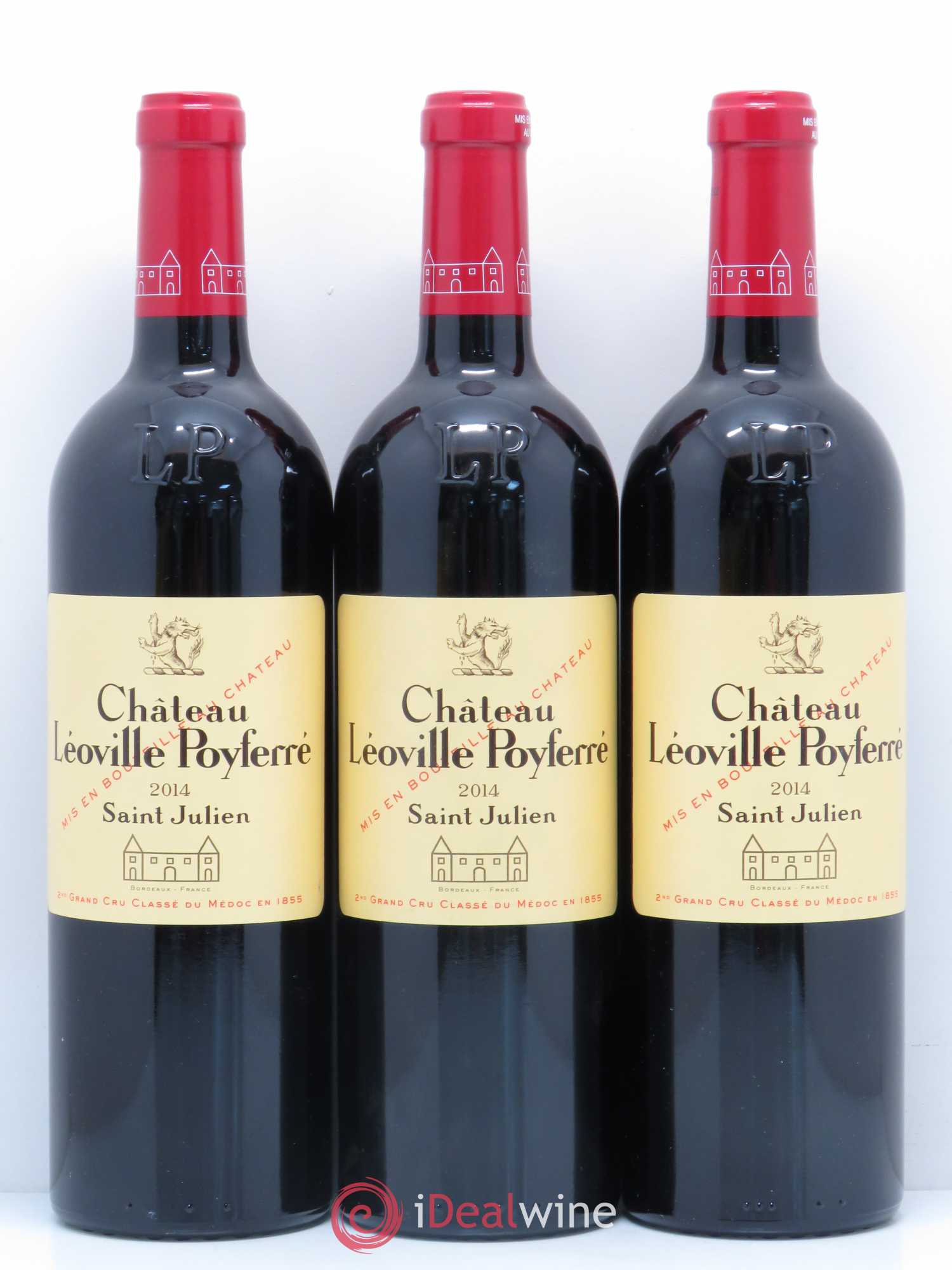 Château Léoville Poyferré 2ème Grand Cru Classé 2014 - Lot de 3 bouteilles - 0
