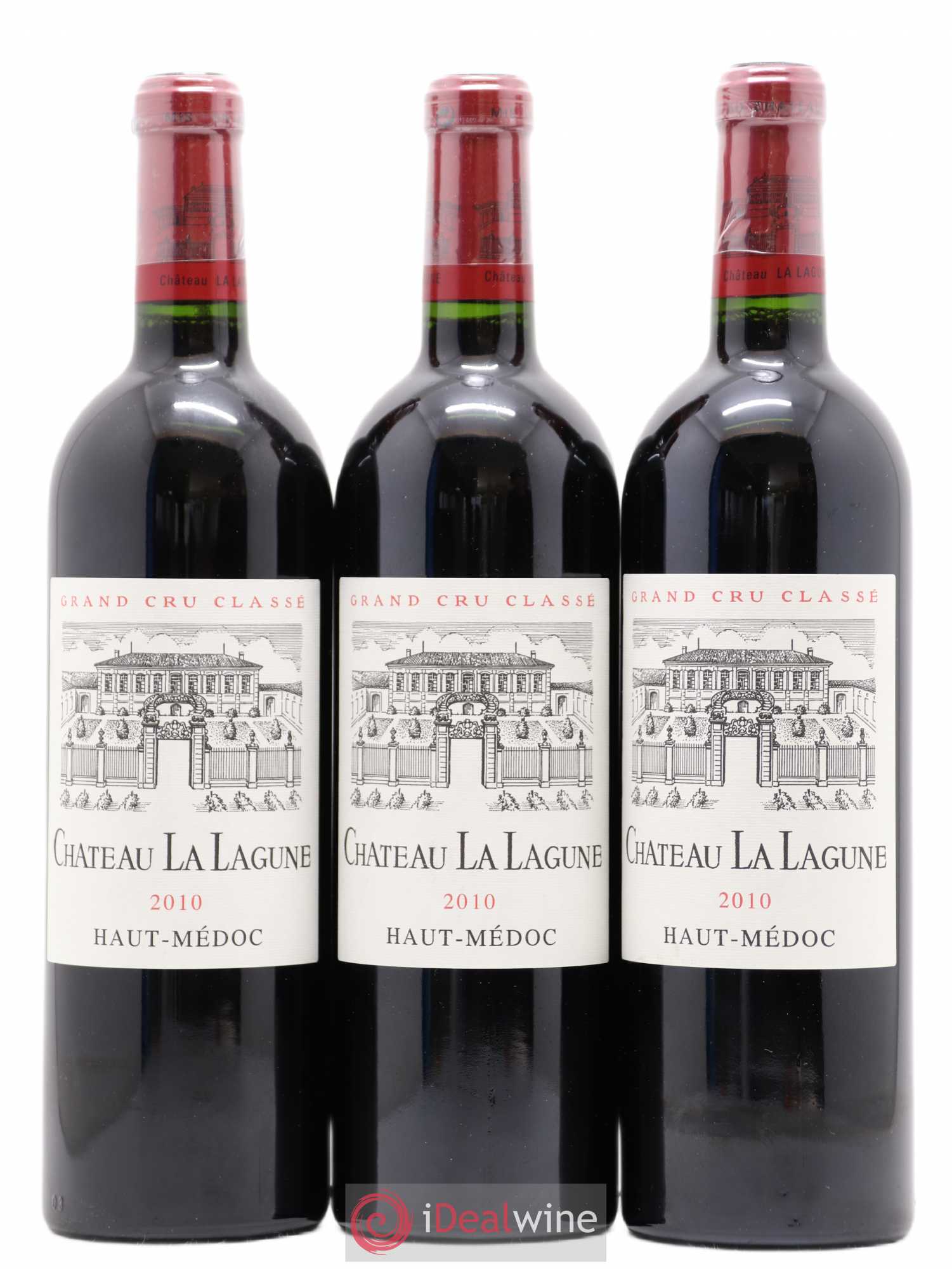 Château la Lagune 3ème Grand Cru Classé 2010 - Lot de 3 bouteilles - 0