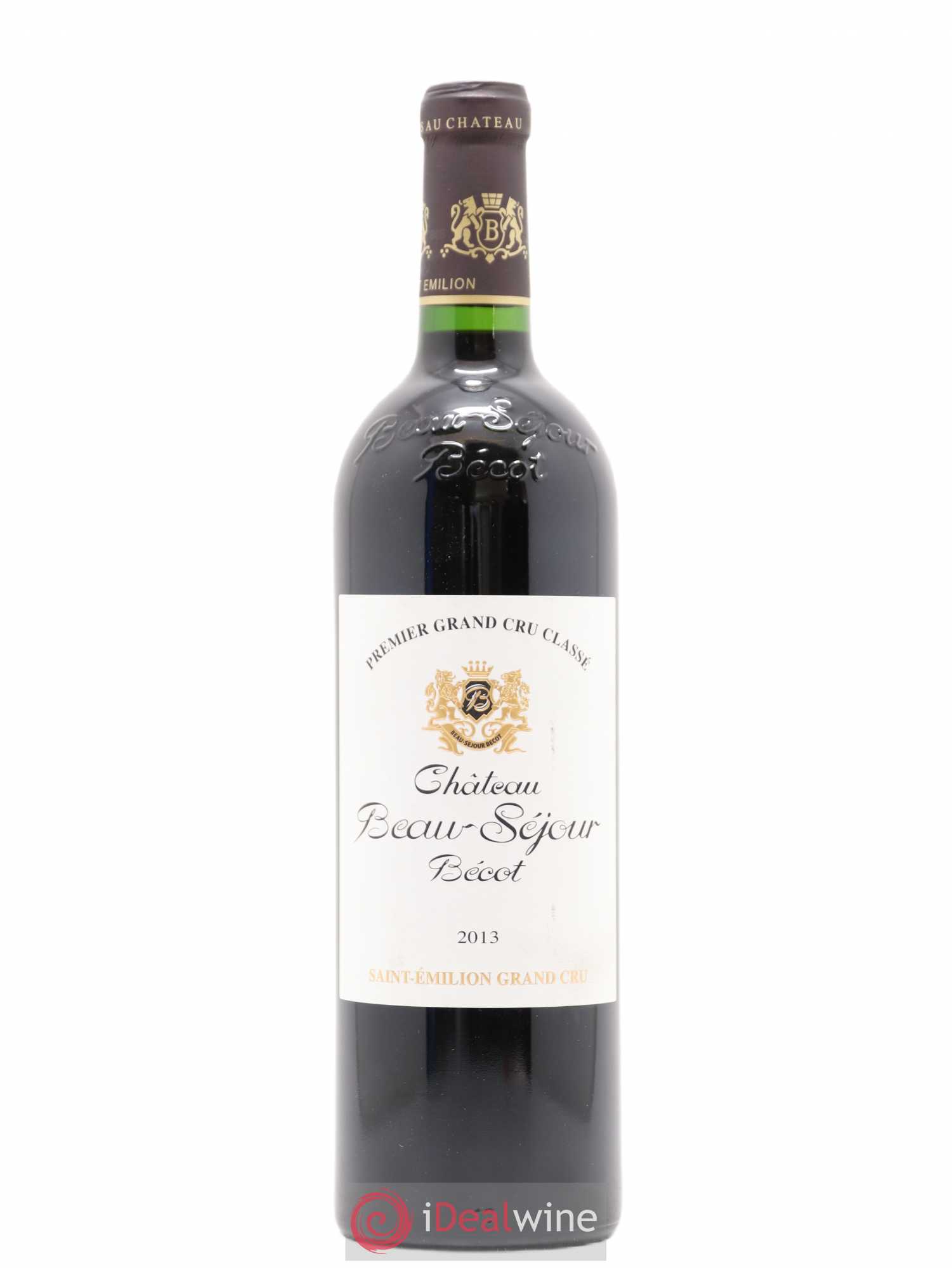 Château Beau-Séjour Bécot 1er Grand Cru Classé B 2013 - Lot de 1 bouteille - 0