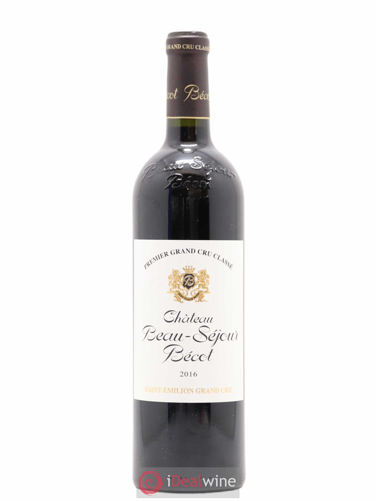 Château Beau-Séjour Bécot 1er Grand Cru Classé B 2016 - Lot de 1 bouteille - 0