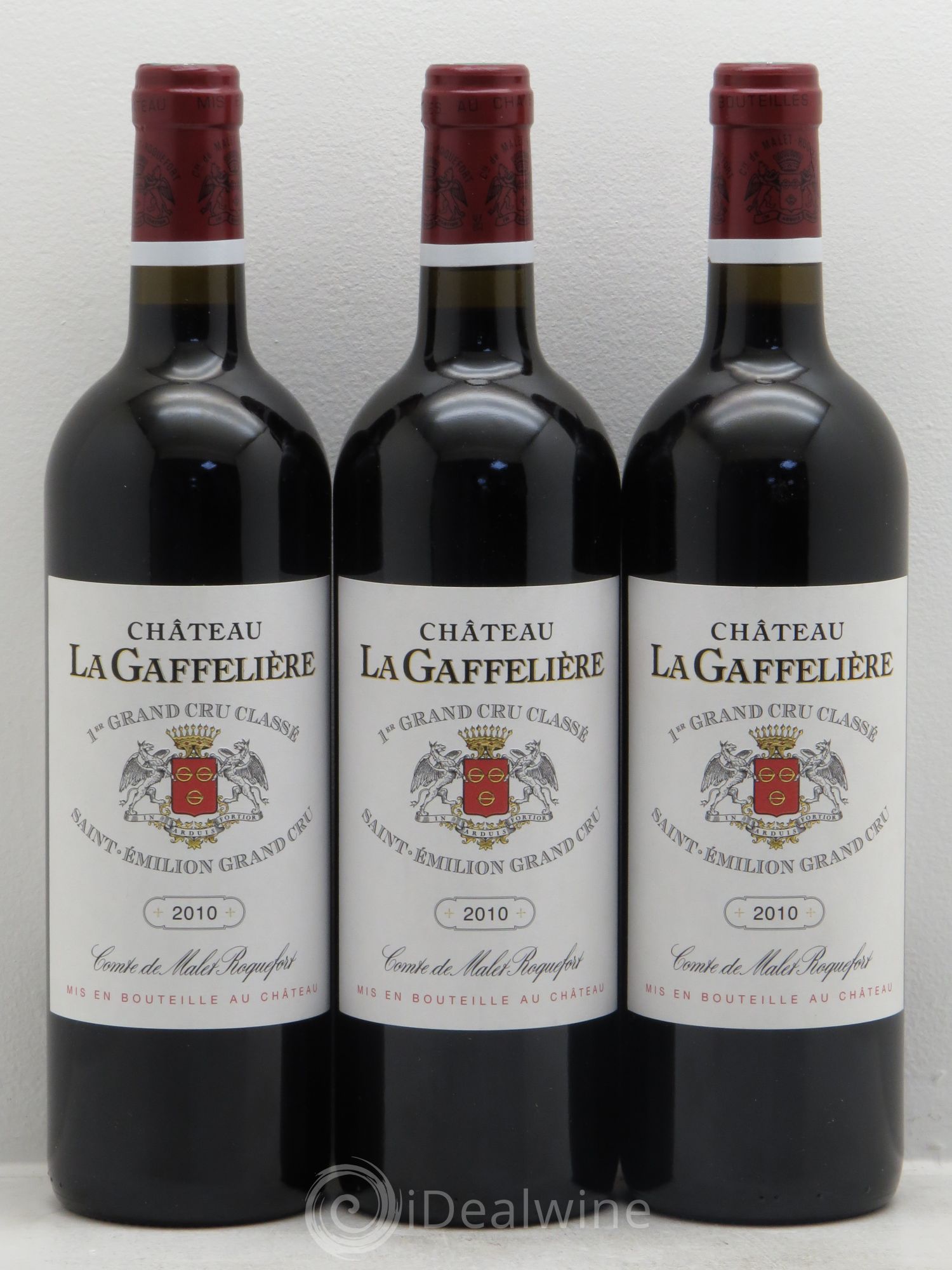 Château la Gaffelière 1er Grand Cru Classé B 2010 - Lot de 3 bouteilles - 0