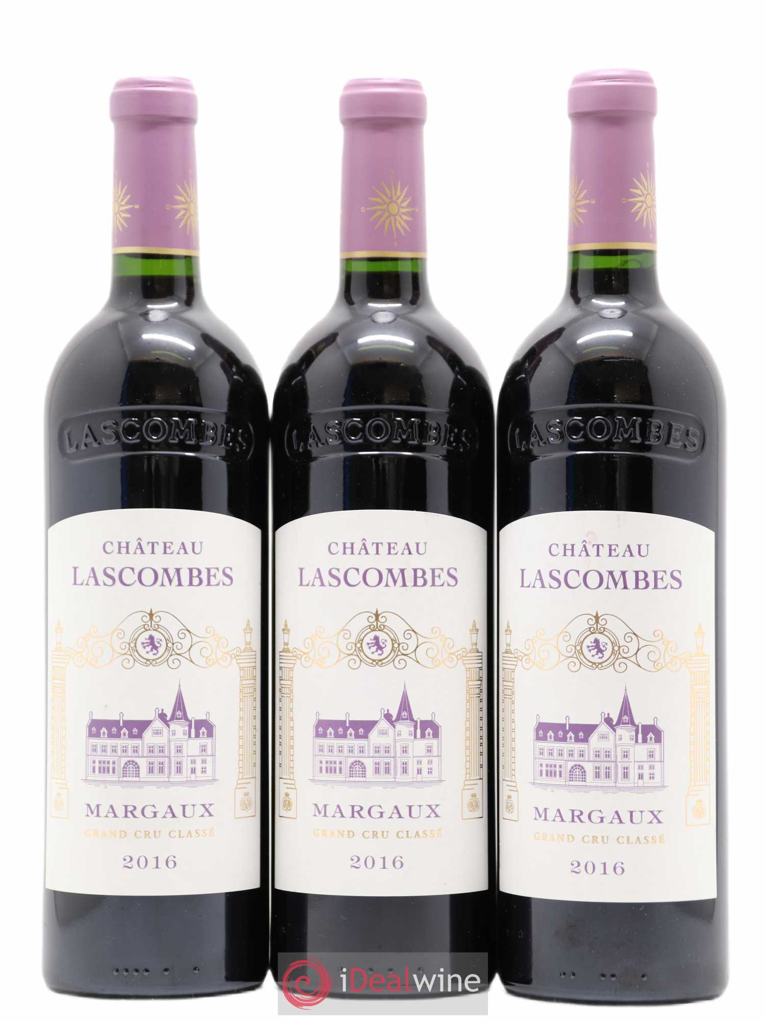 Château Lascombes 2ème Grand Cru Classé 2016 - Lot de 3 bouteilles - 0