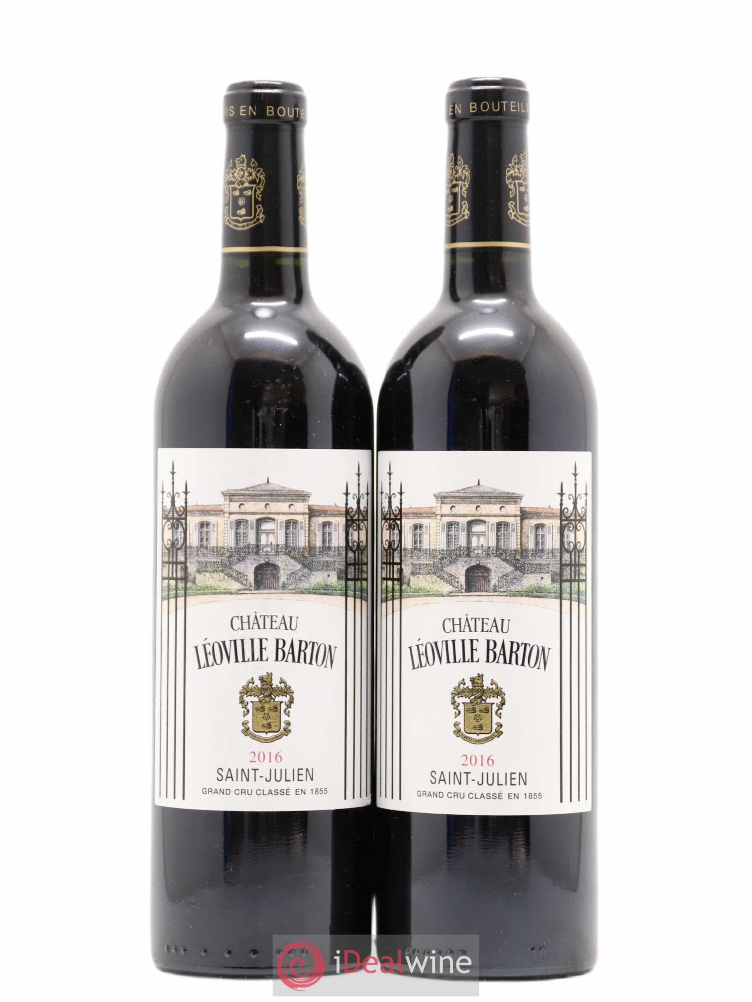 Château Léoville Barton 2ème Grand Cru Classé 2016 - Lot de 2 bouteilles - 0