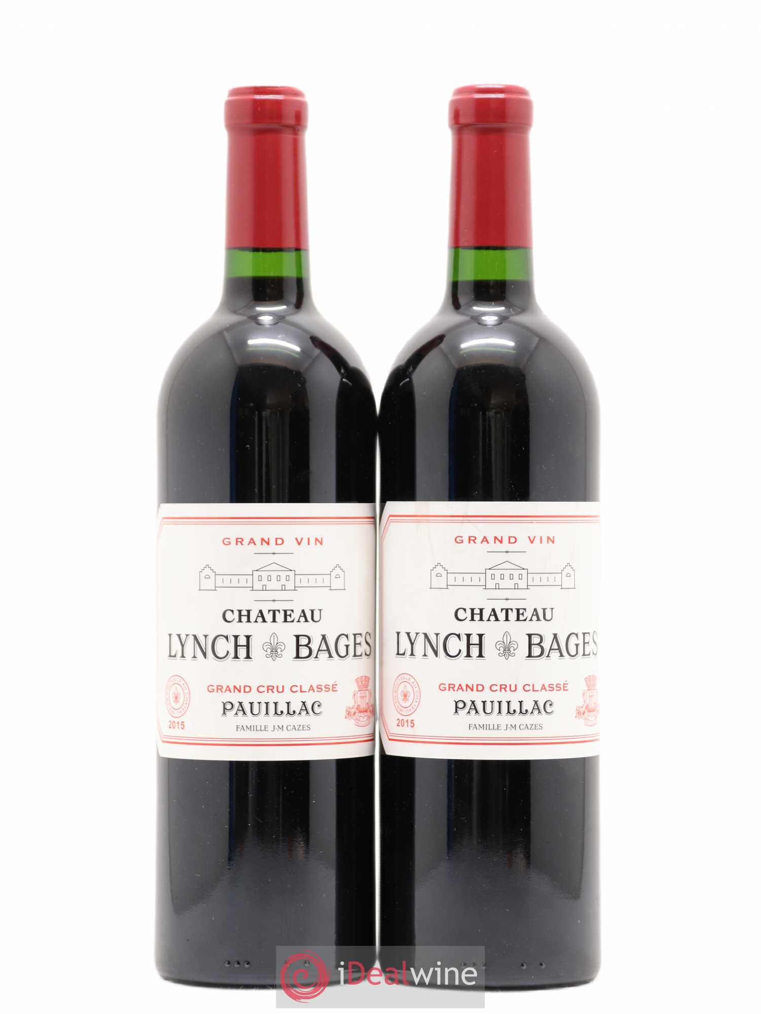 Château Lynch Bages 5ème Grand Cru Classé 2015 - Lot de 2 bouteilles - 0