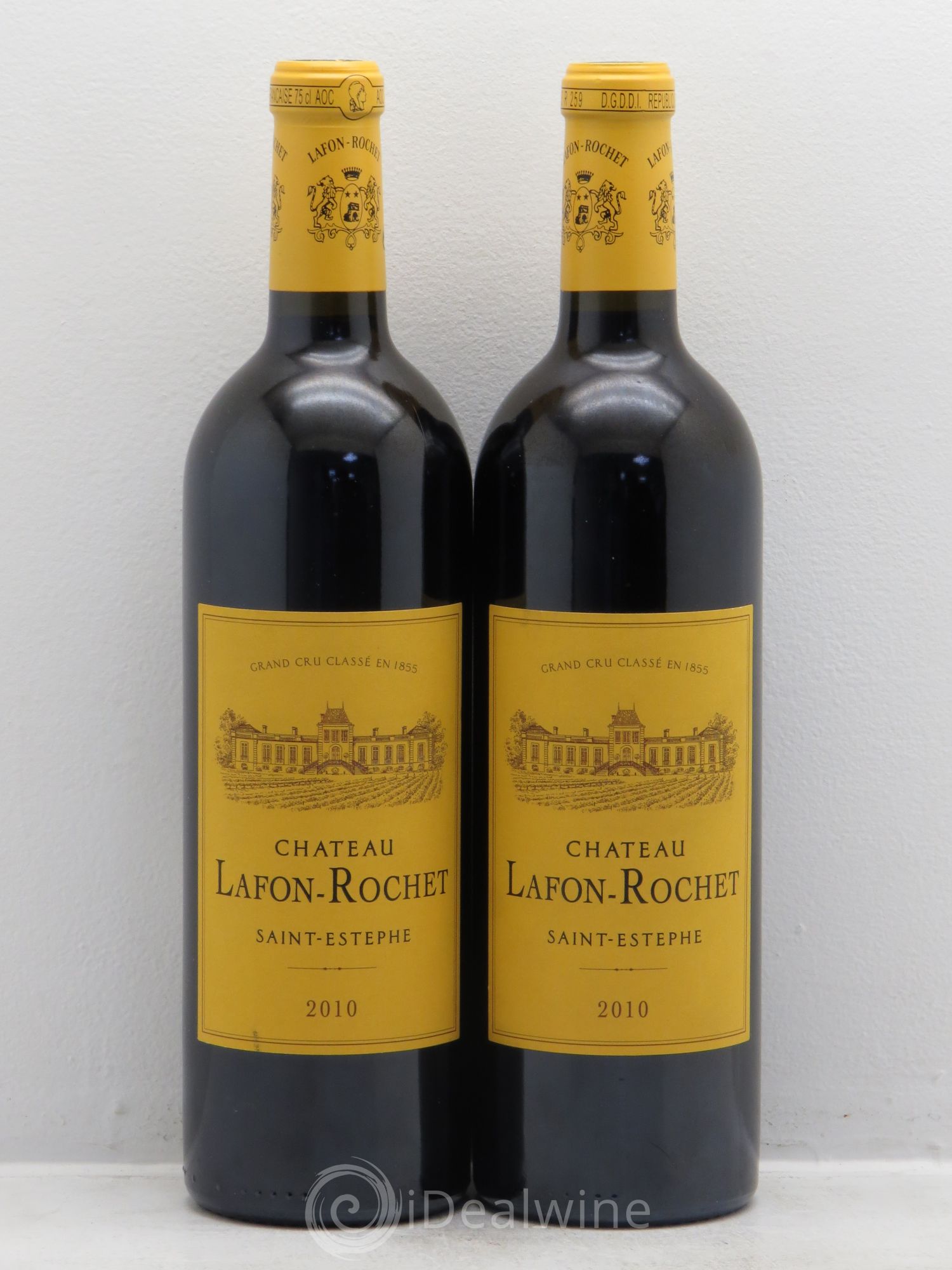 Château Lafon Rochet 4ème Grand Cru Classé 2010 - Lot de 2 bouteilles - 0