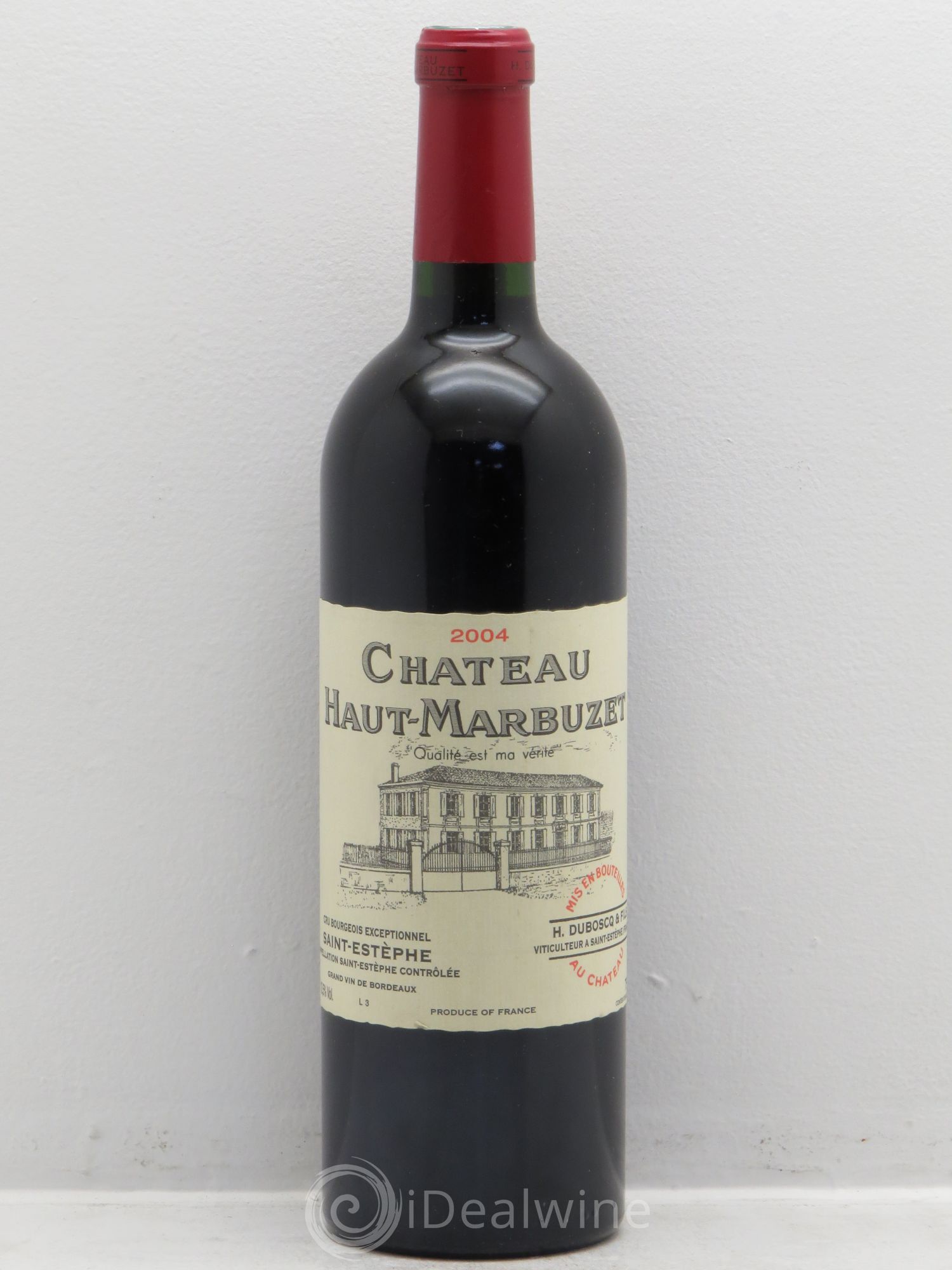Château Haut Marbuzet 2004 - Lot de 1 bouteille - 0