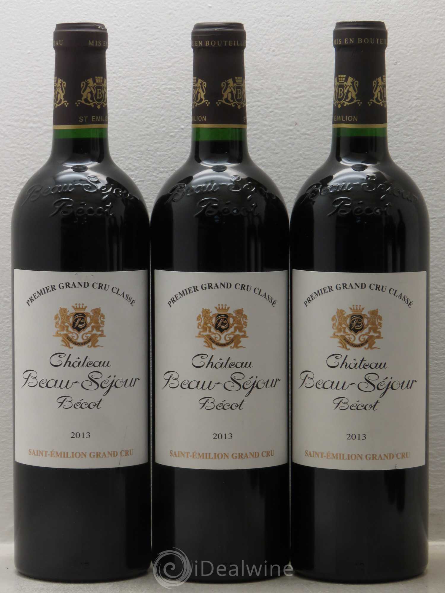Château Beau-Séjour Bécot 1er Grand Cru Classé B 2013 - Lot de 6 bouteilles - 1