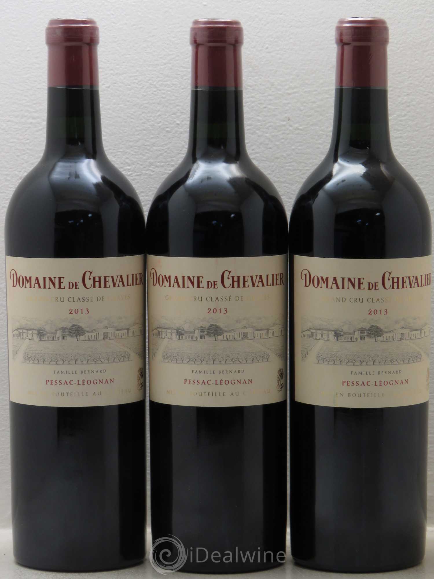 Domaine de Chevalier Cru Classé de Graves 2013 - Lot de 3 bouteilles - 0