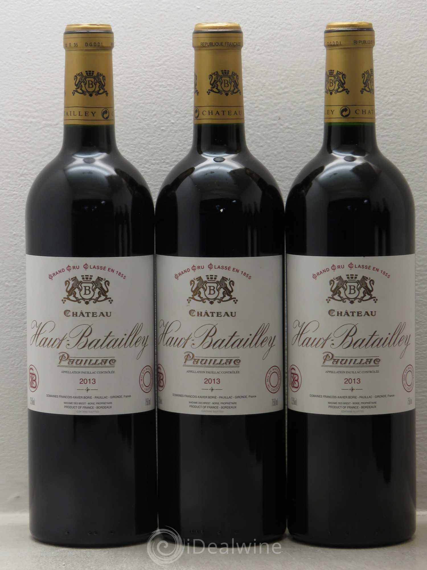 Château Haut Batailley 5ème Grand Cru Classé 2013 - Lot de 6 bouteilles - 1