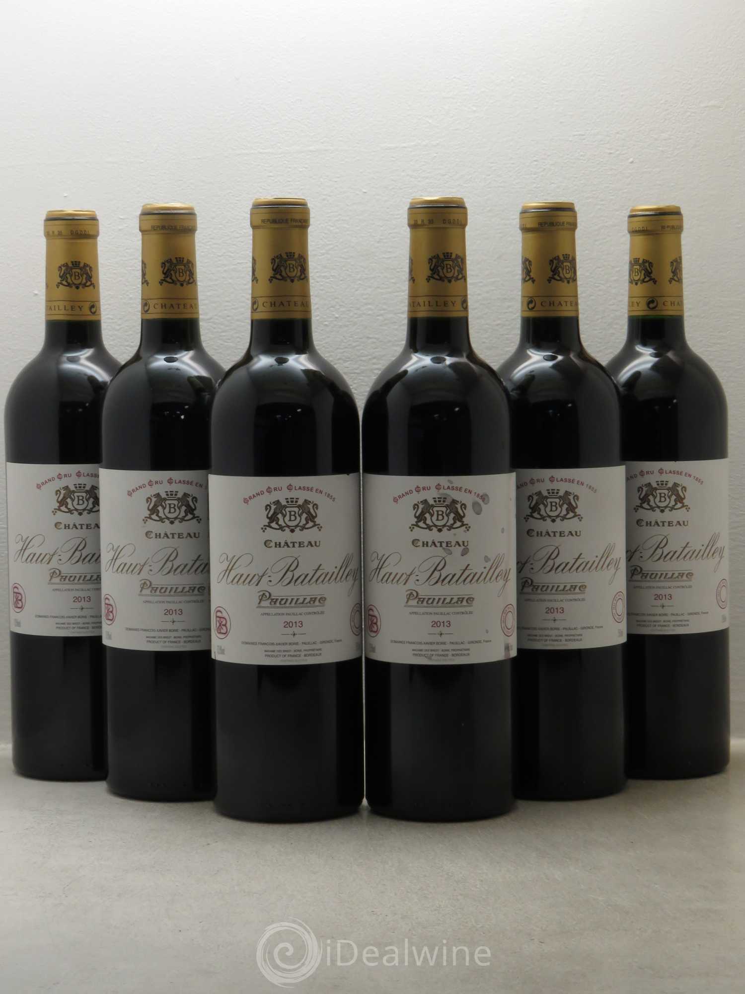Château Haut Batailley 5ème Grand Cru Classé 2013 - Lot de 6 bouteilles - 0