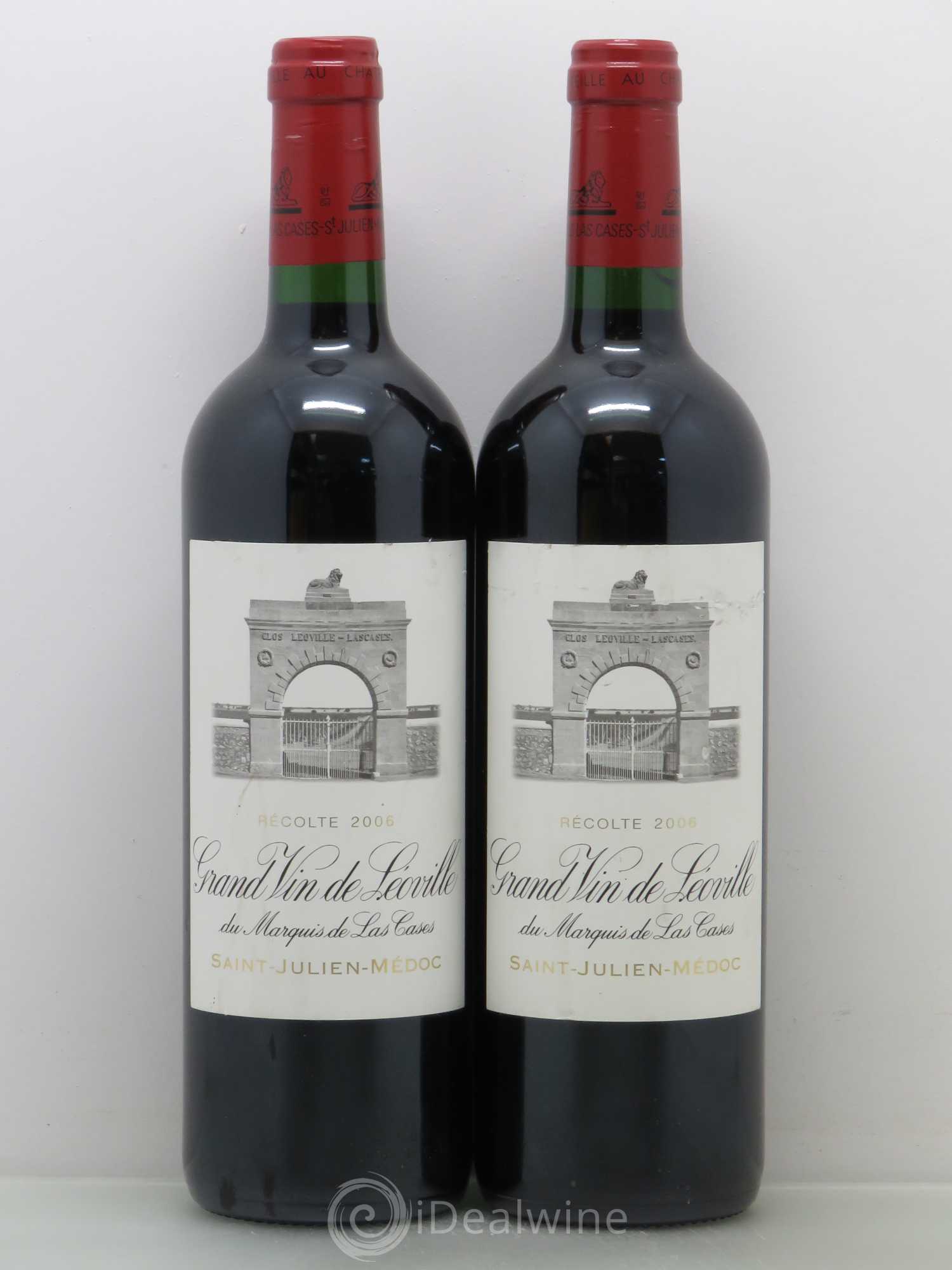 Château Léoville Las Cases 2ème Grand Cru Classé 2006 - Lot de 2 bouteilles - 0