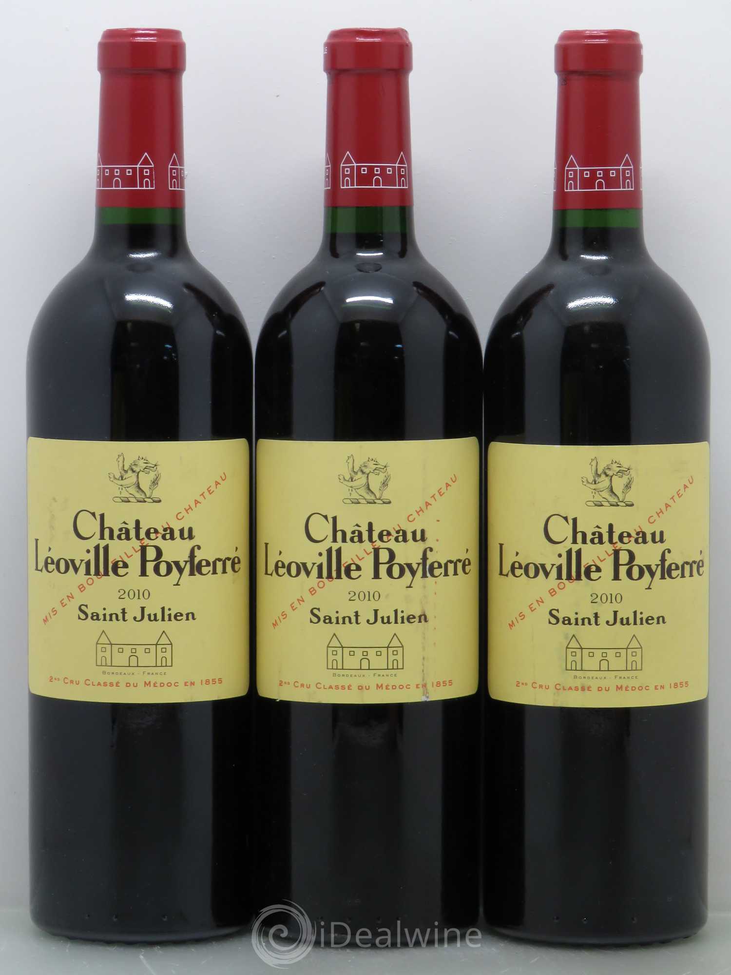 Château Léoville Poyferré 2ème Grand Cru Classé 2010 - Lot de 6 bouteilles - 2