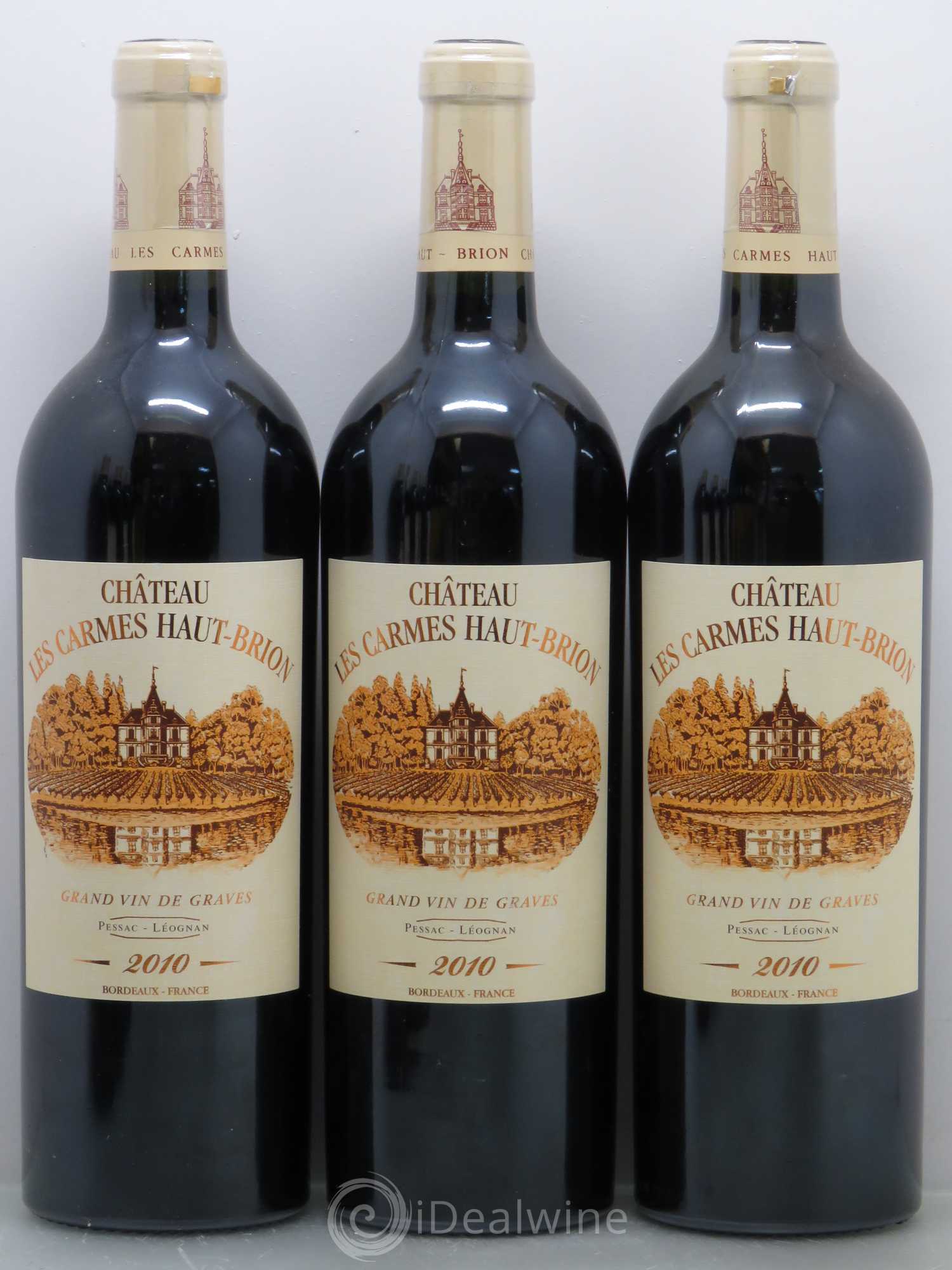 Château Les Carmes Haut-Brion 2010 - Lot de 6 bouteilles - 1
