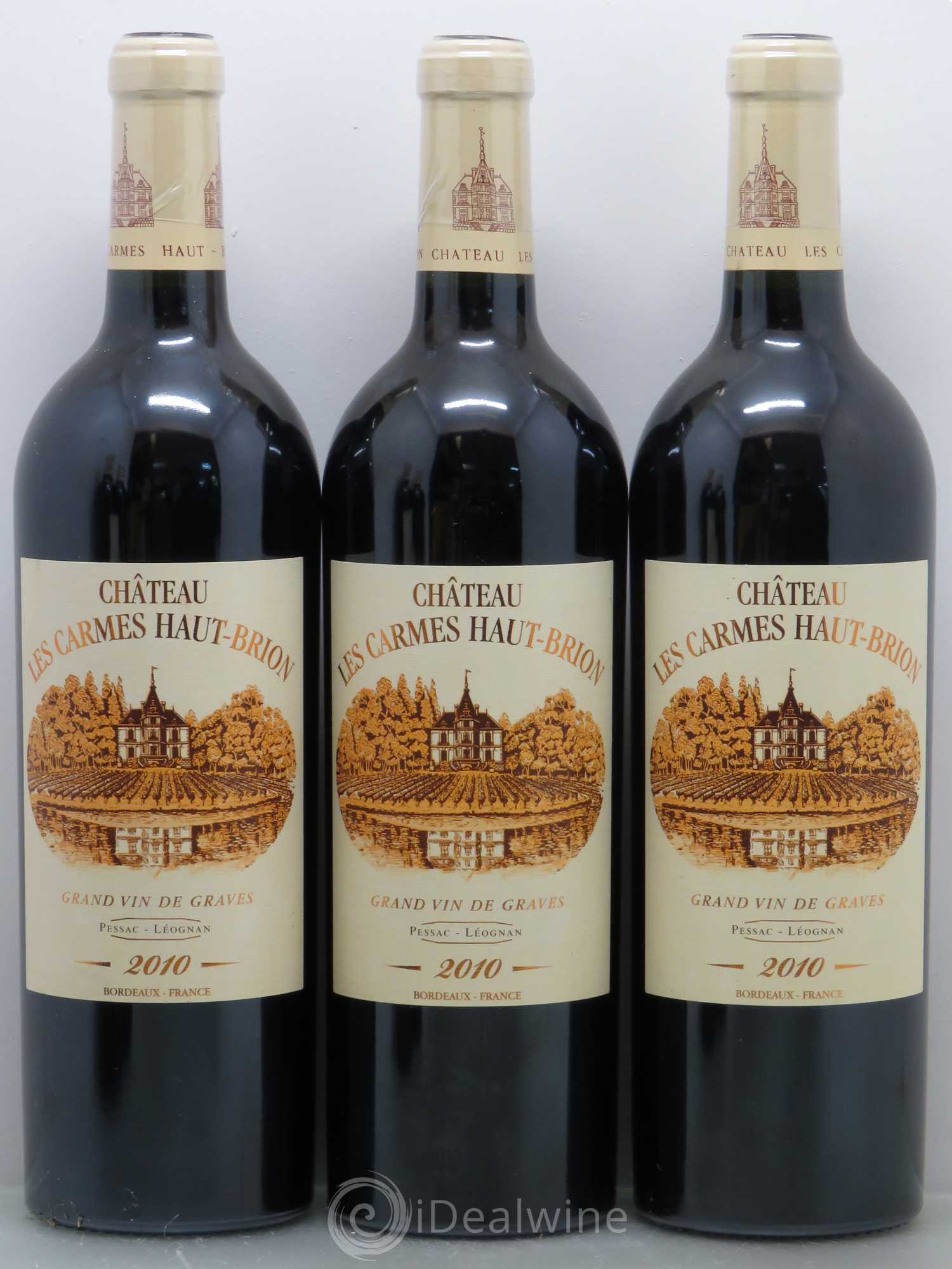 Château Les Carmes Haut-Brion 2010 - Lot de 5 bouteilles - 1
